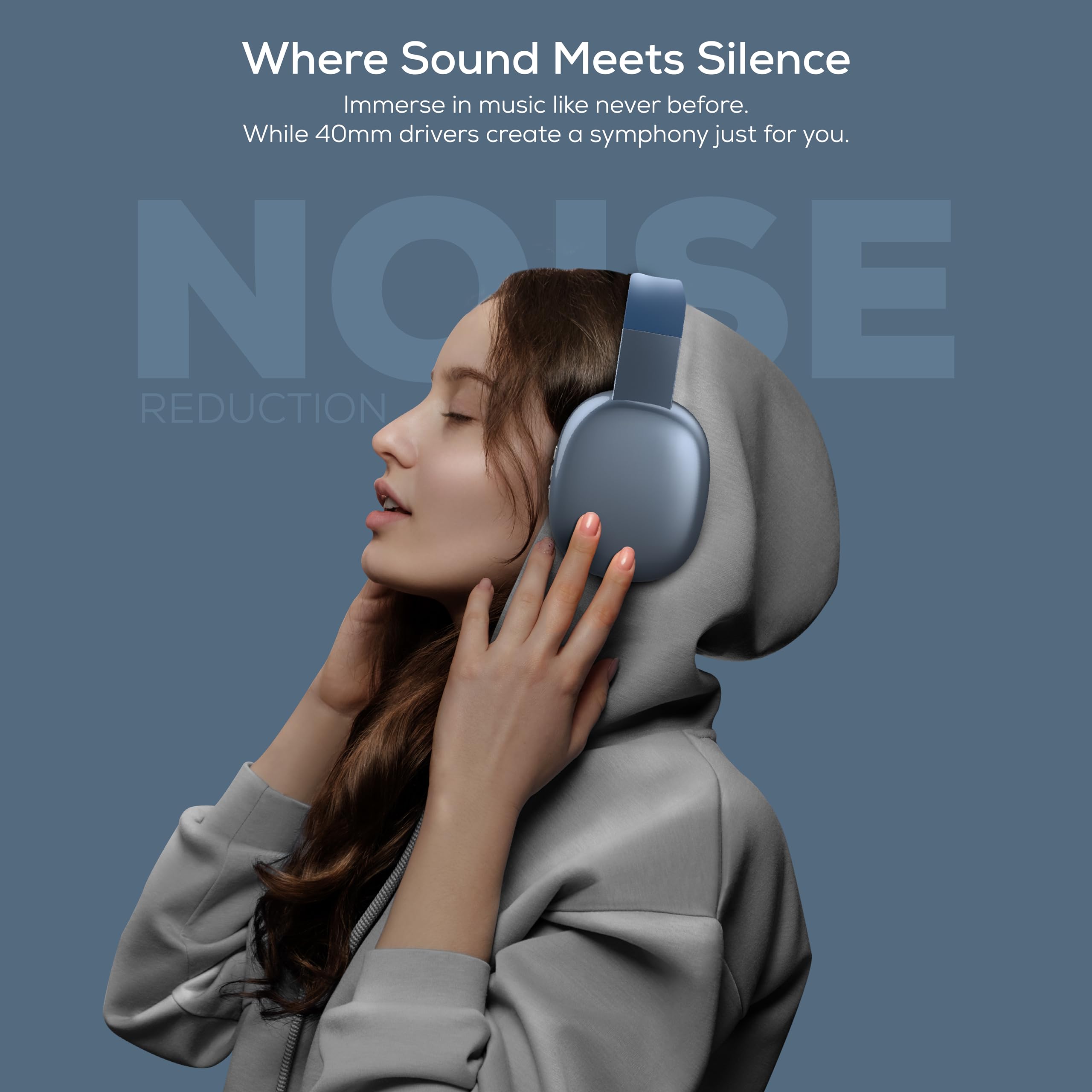 Gabba Goods Wireless Over Ear Bluetooth Headphones with Microphon - Gabba Goods Official Product View 2