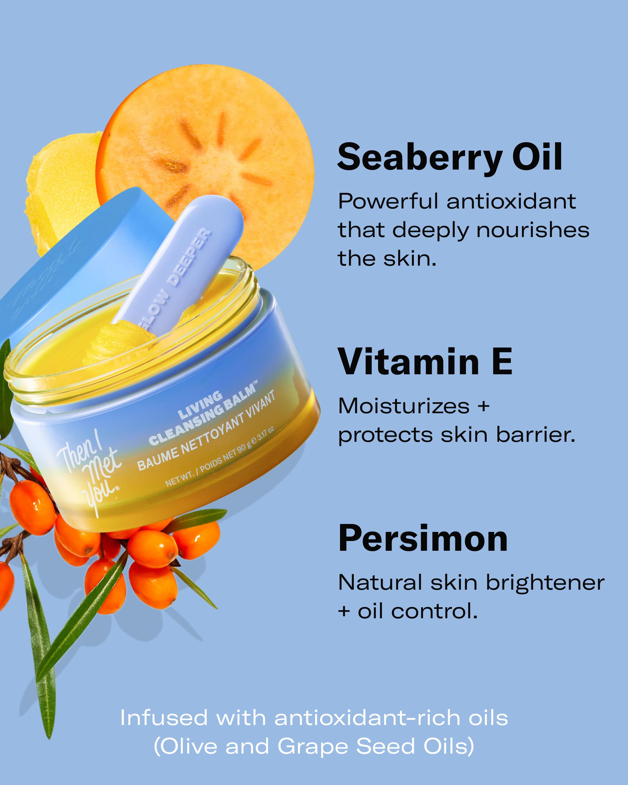 Then I Met You Living Cleansing Balm, Travel Makeup Remover Oil - Then I Met You