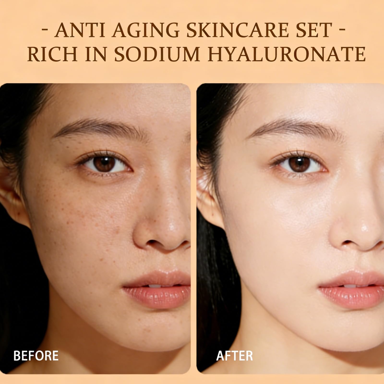 Ginseng Peptide Anti Aging Skin Care Set - BEAUTYTURESS