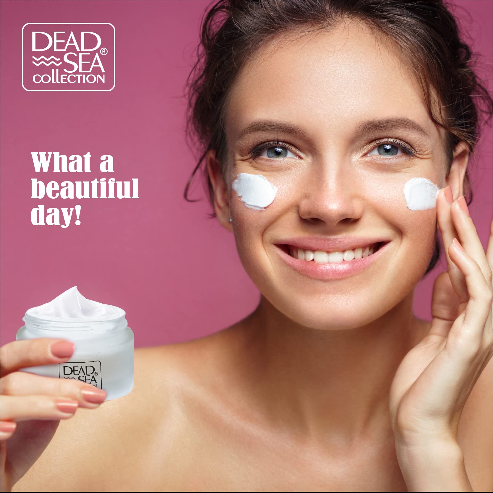 Dead Sea Collection Day Cream for Face with 5% Hyaluronic Acid, Dead Sea Minerals, and Vitamin E – Anti Aging Nourishing Skin Care Moisturizer to Reduce Wrinkles (1.69 fl. oz) - Dead Sea Collection Official Product View 6