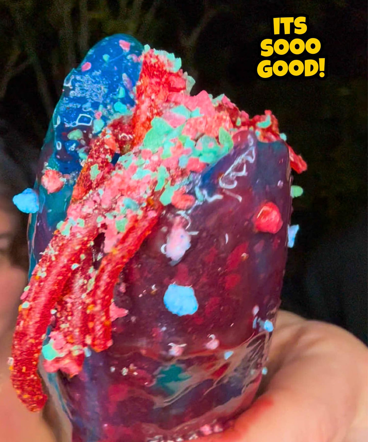 Ashley Dashley s Chamoy Pickle Kit Blue Raspberry Pickle - Food Crush Official Imagery - 7