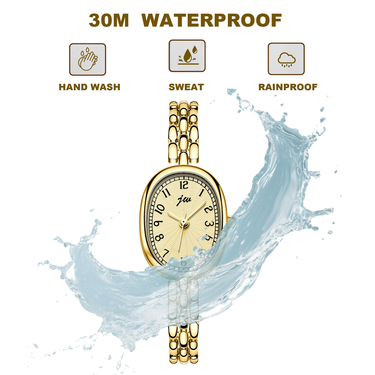 Women s Watches Gold Small Oval Dainty Wrist Watch for - Asdppe Official Imagery - 6