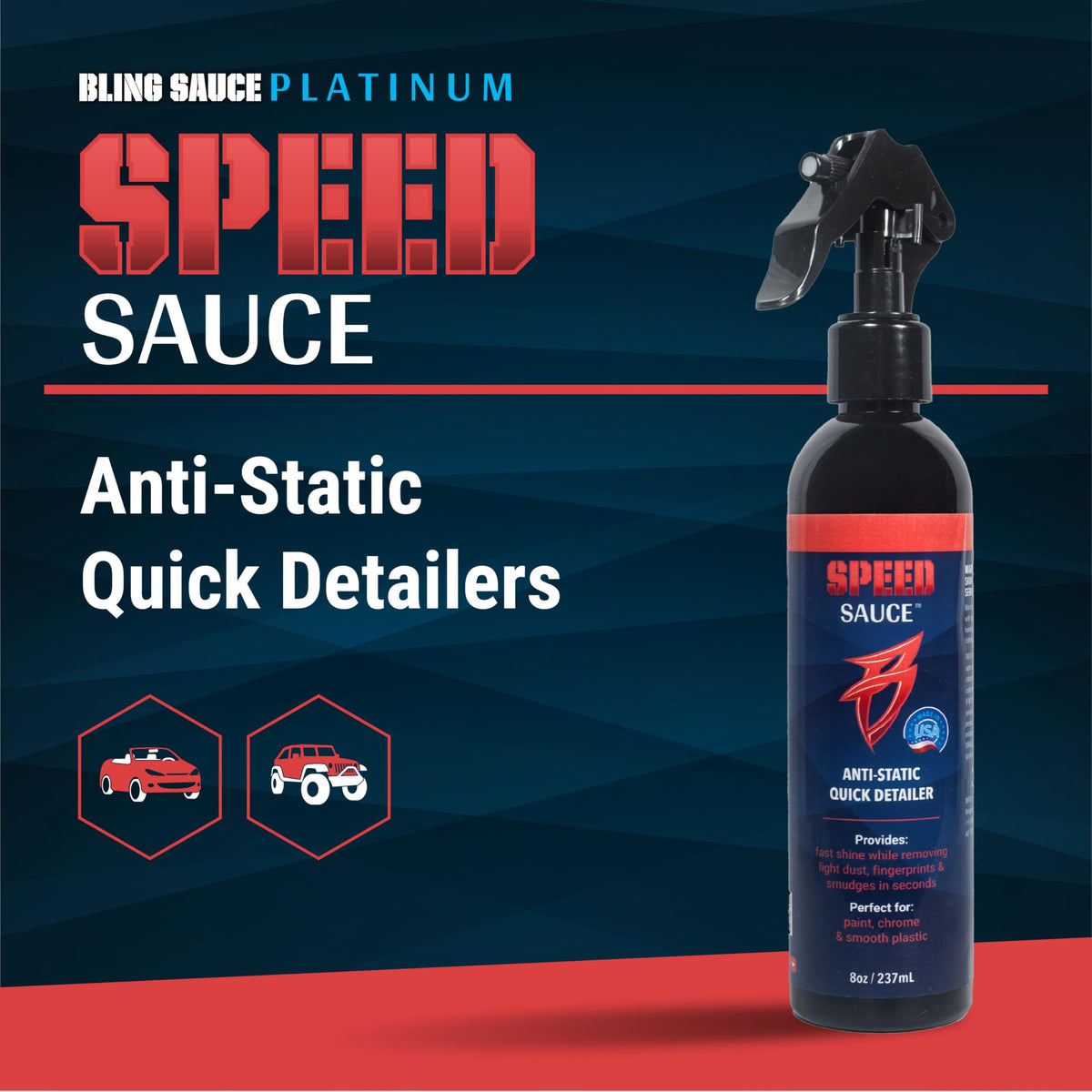 Bling Sauce Platinum Fast 4 Kit Automotive Cleaners Speed - Bling Sauce Official Imagery - 3