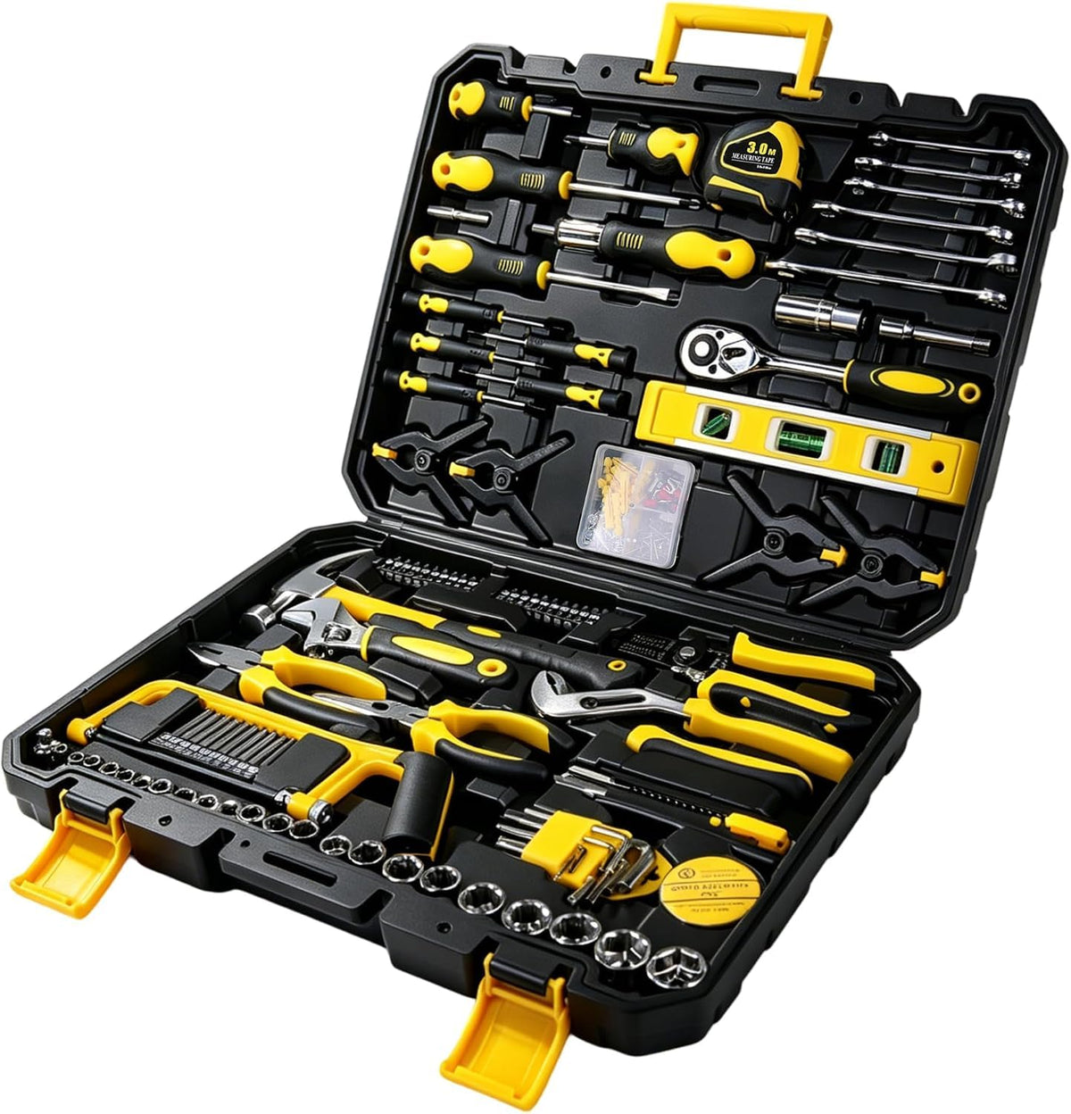 266 Piece Home Tool Set with Portable Storage Case Complete - Premium Selection Official Imagery - 6