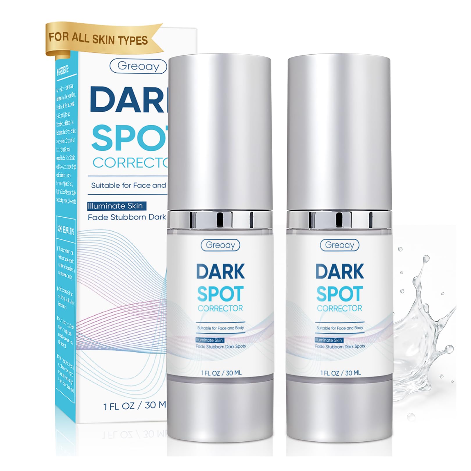 Dark Spot Remover for Face Body Serum with Hyperpigmentation - Product Imagery