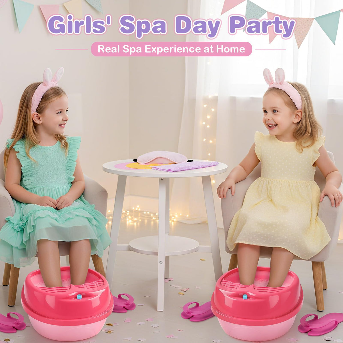 Dreamon Kids Foot Spa Nail Kit Set 25 Pcs Kids Spa Day Kit - Dreamon Official Imagery - 5