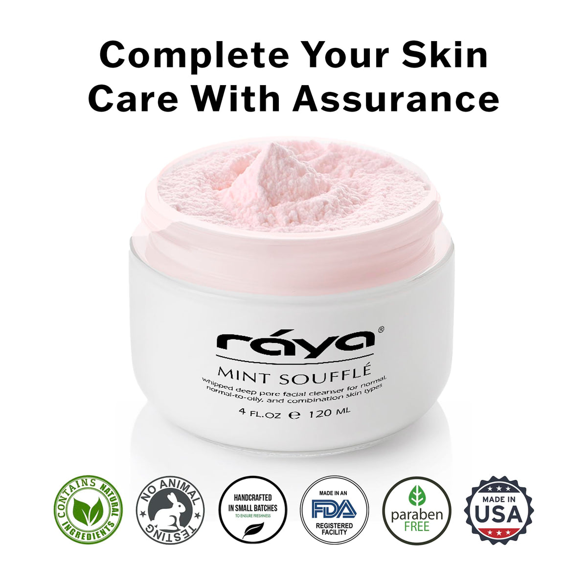 Raya Mint Souffl Facial Cleanser for Sensitive Combination - Raya Official Imagery - 5