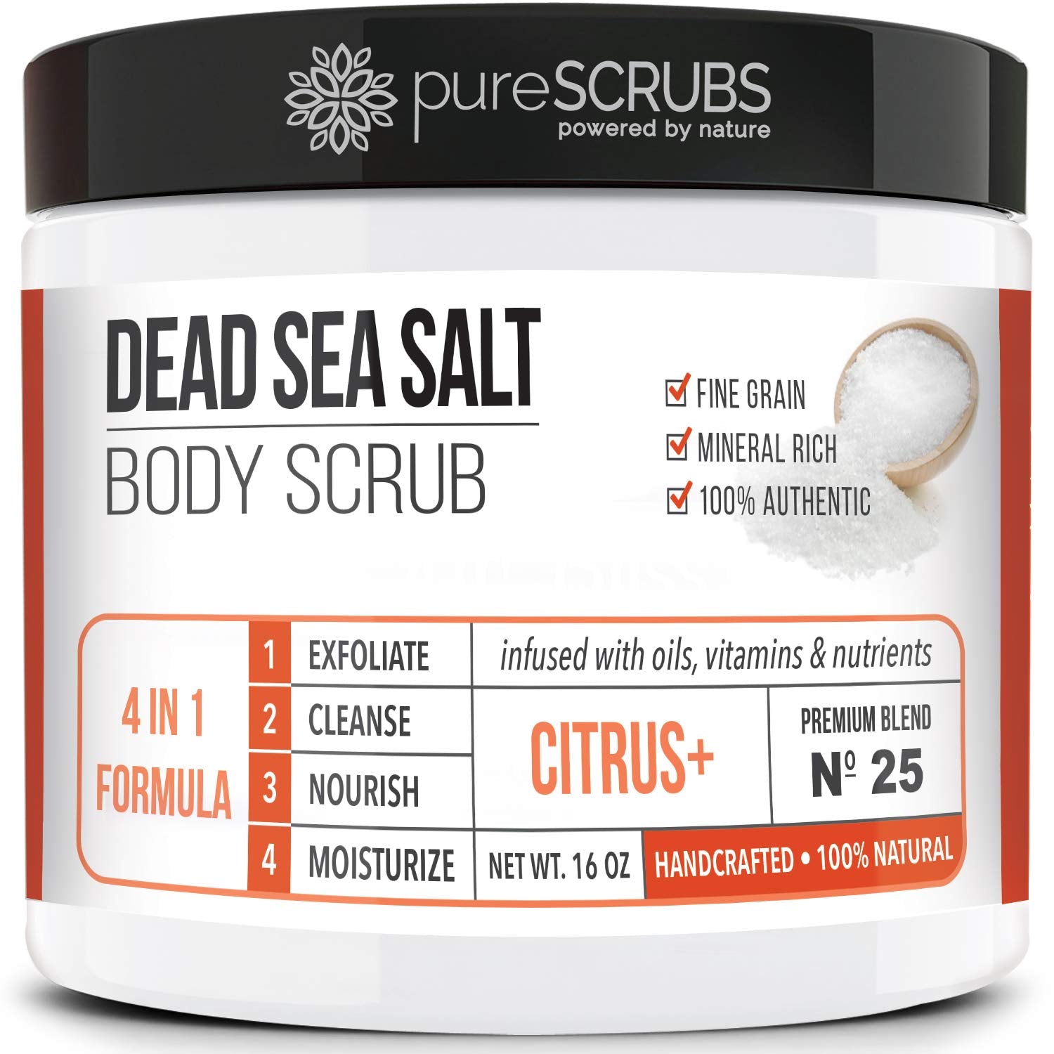 pureSCRUBS Premium Coconut Body Scrub Set, Exfoliating Dead Sea Salt Scrub - pureSCRUBS Official Product View 10