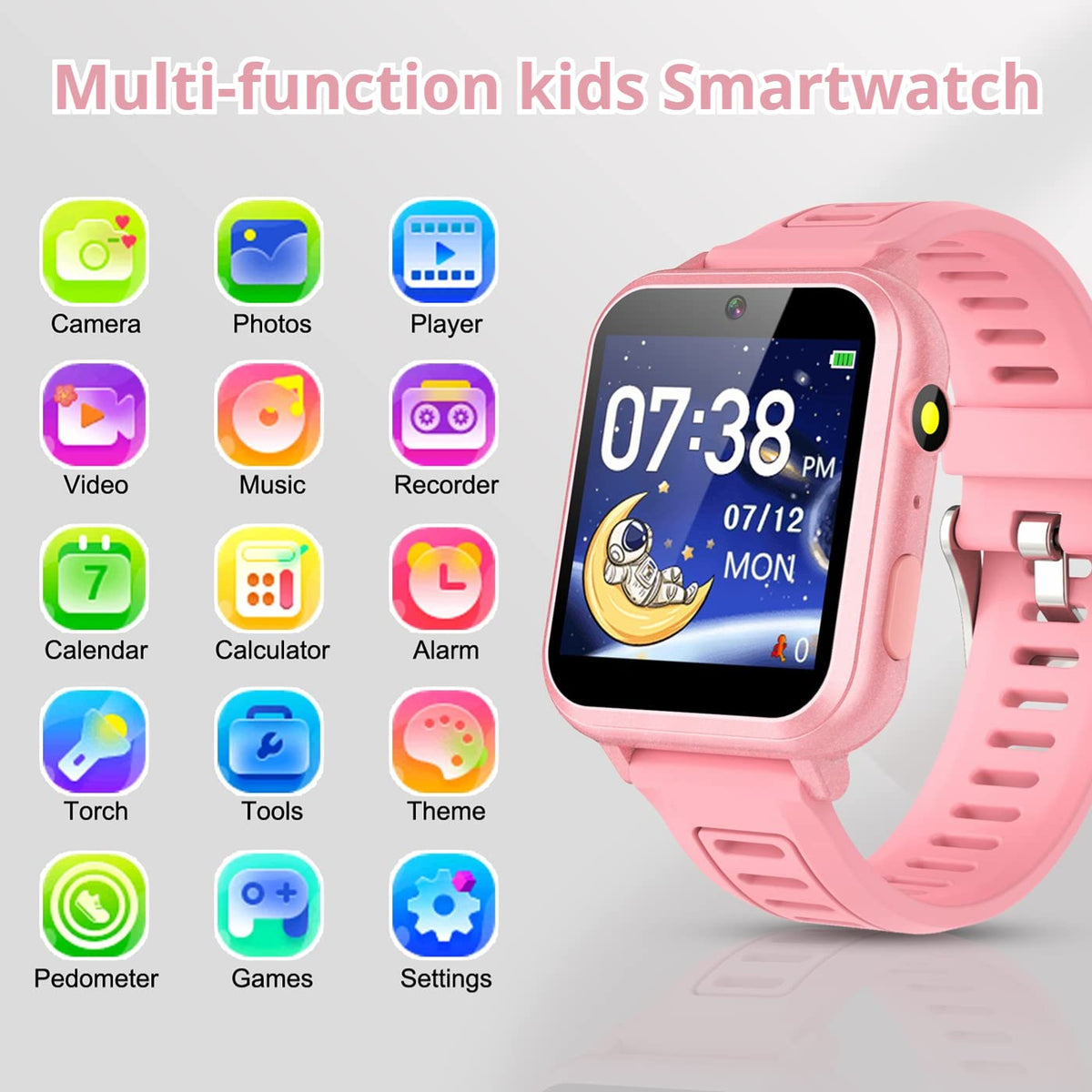 Tixpc Kids Smart Watches Girls with Camera Music Player - Tixpc Official Imagery - 3