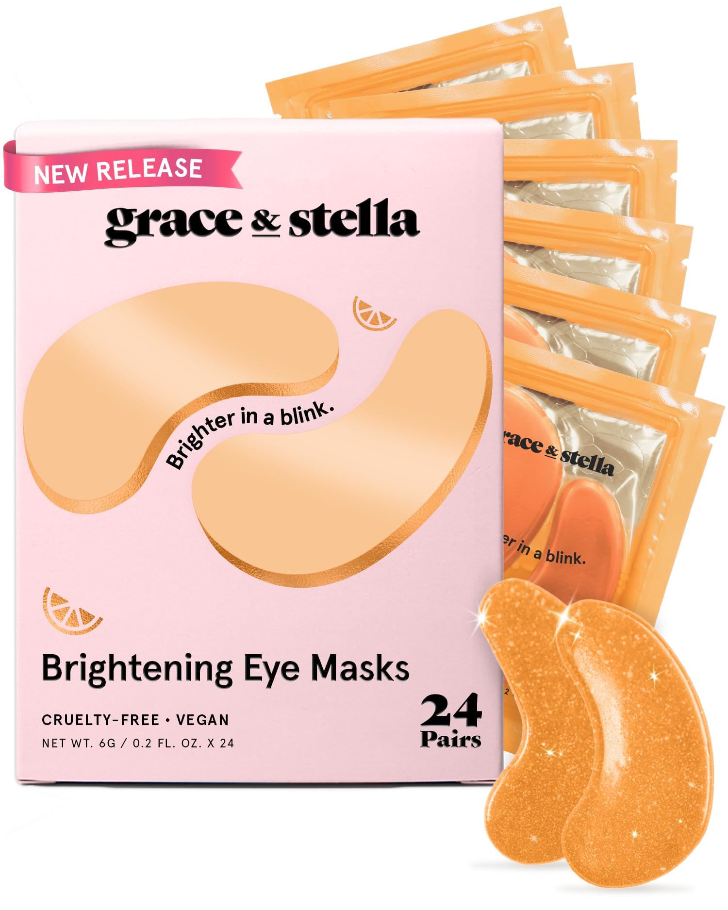 grace &amp; stella New Brightening Eye Patches for Dark Circles - grace &amp; stella