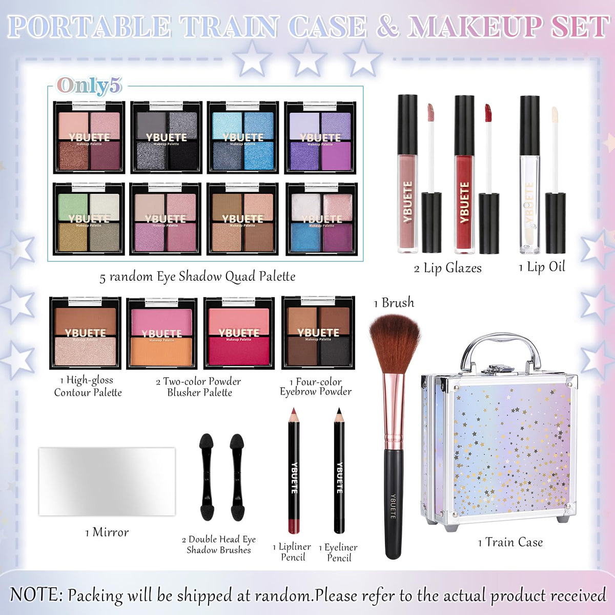 YBUETE Beginner Makeup Set for Teen Girl Women Makeup - YBUETE Official Imagery - 3