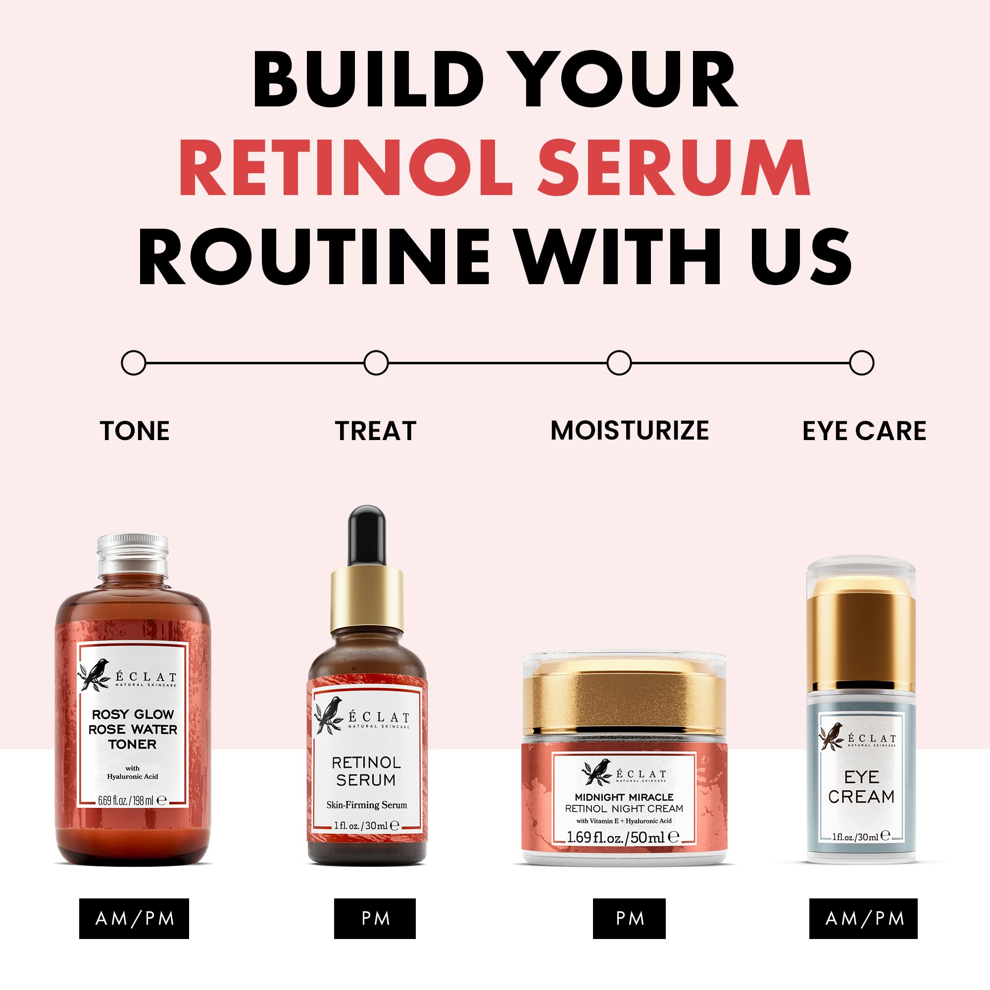 Eclat Skincare Renewing Retinol Serum for Face - Anti Aging Serum with - Eclat Skincare Official Product View 7