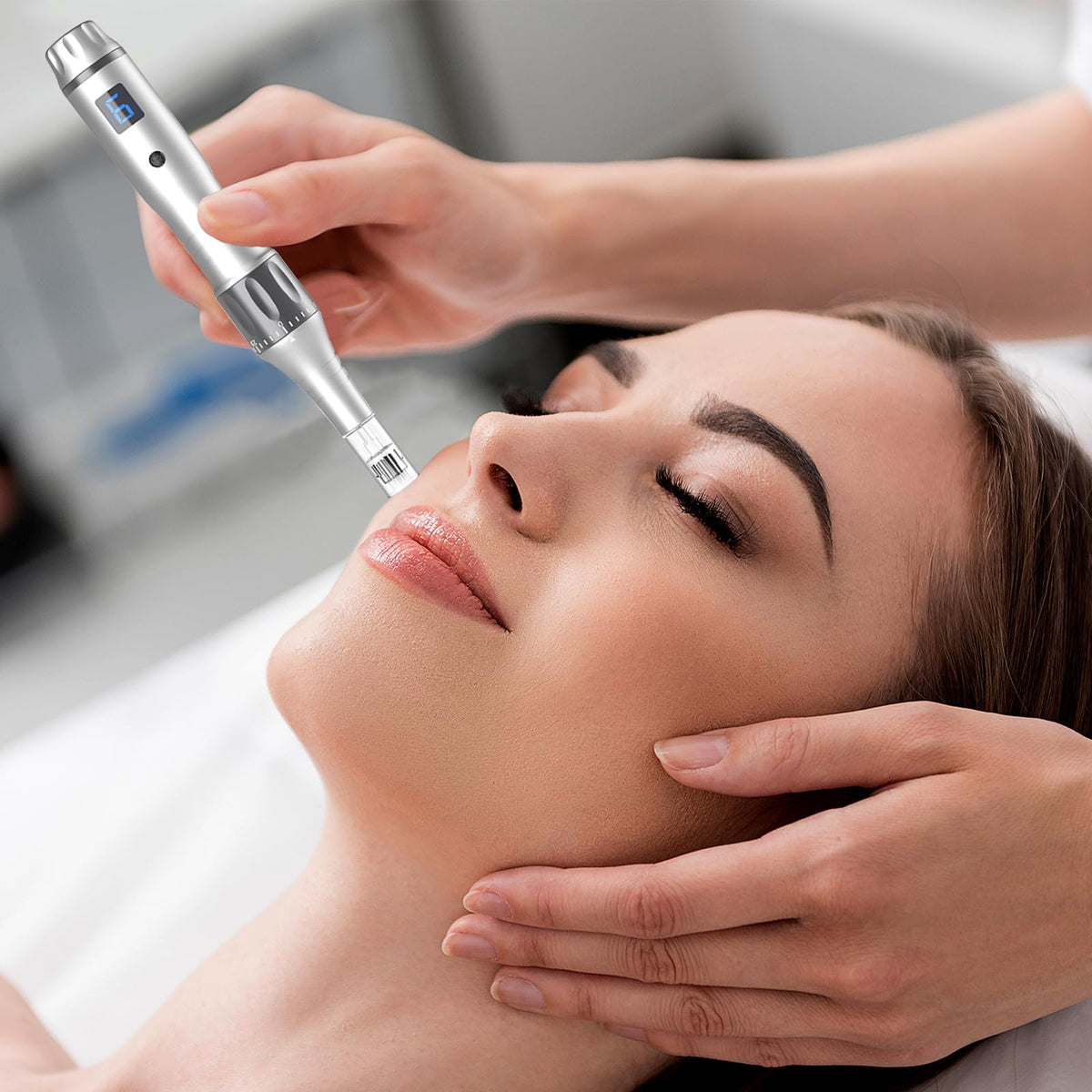 Derma Roller Pen 0 25mm Microneedling Pen for Hair Face - TrDLam Official Imagery - 5