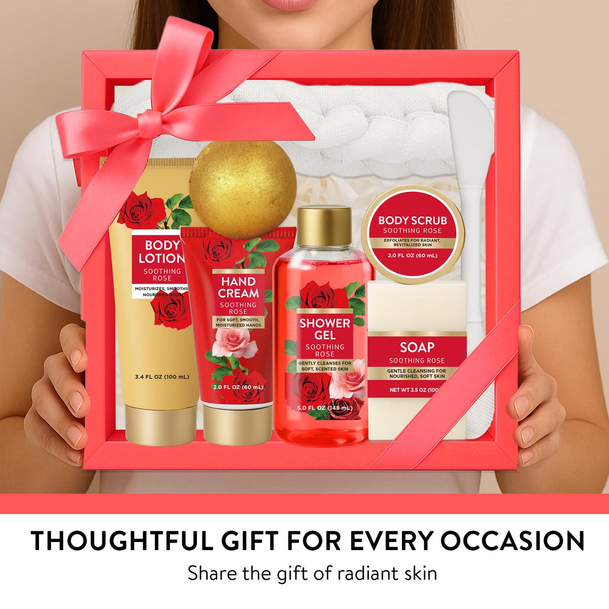 Spa Luxetique Gifts for Women 8pcs of Romantic Rose Gift Set - SPA LUXETIQUE WORLD Official Imagery - 7