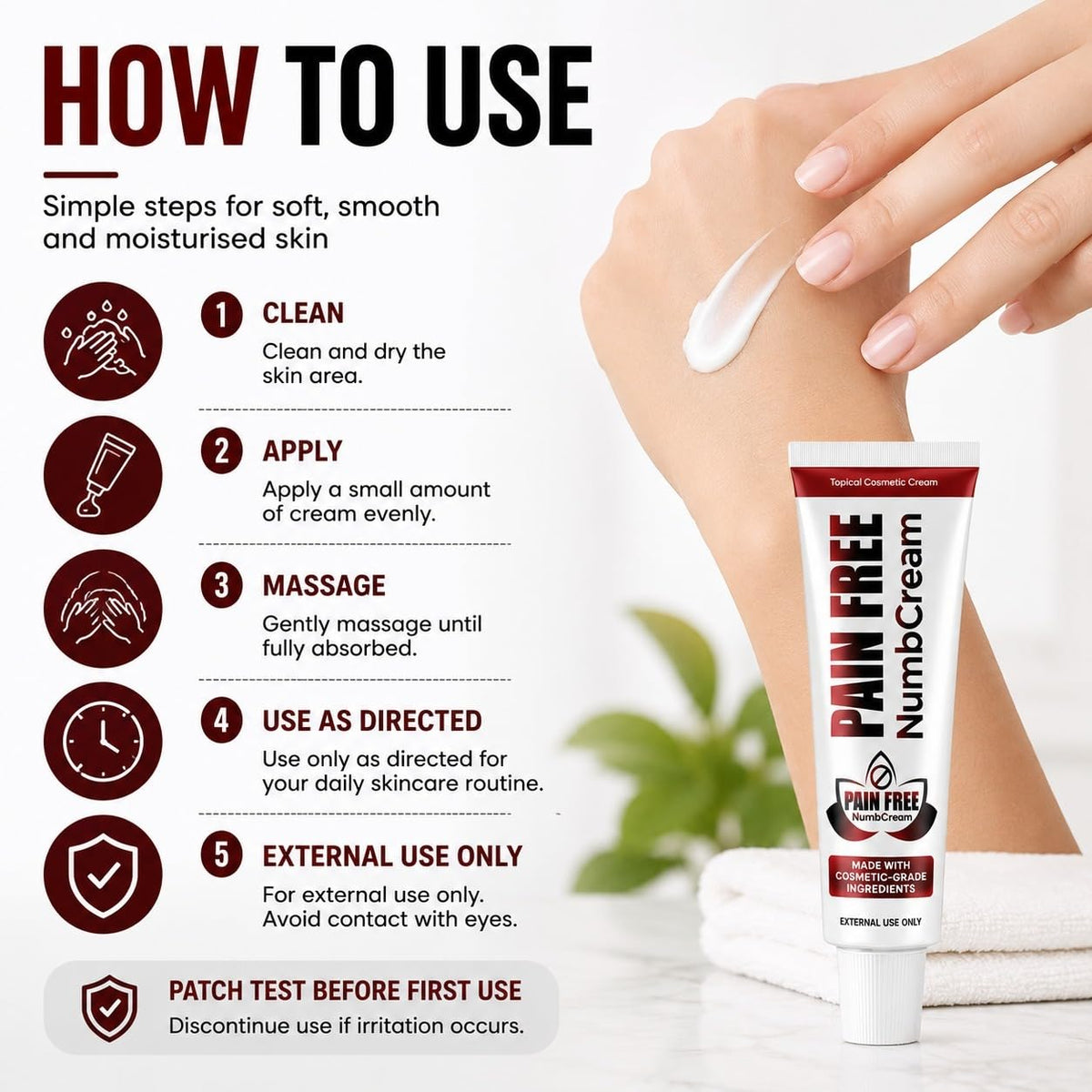 PainFree Moisturising Cream for Daily Skincare - Premium Selection Official Imagery - 6
