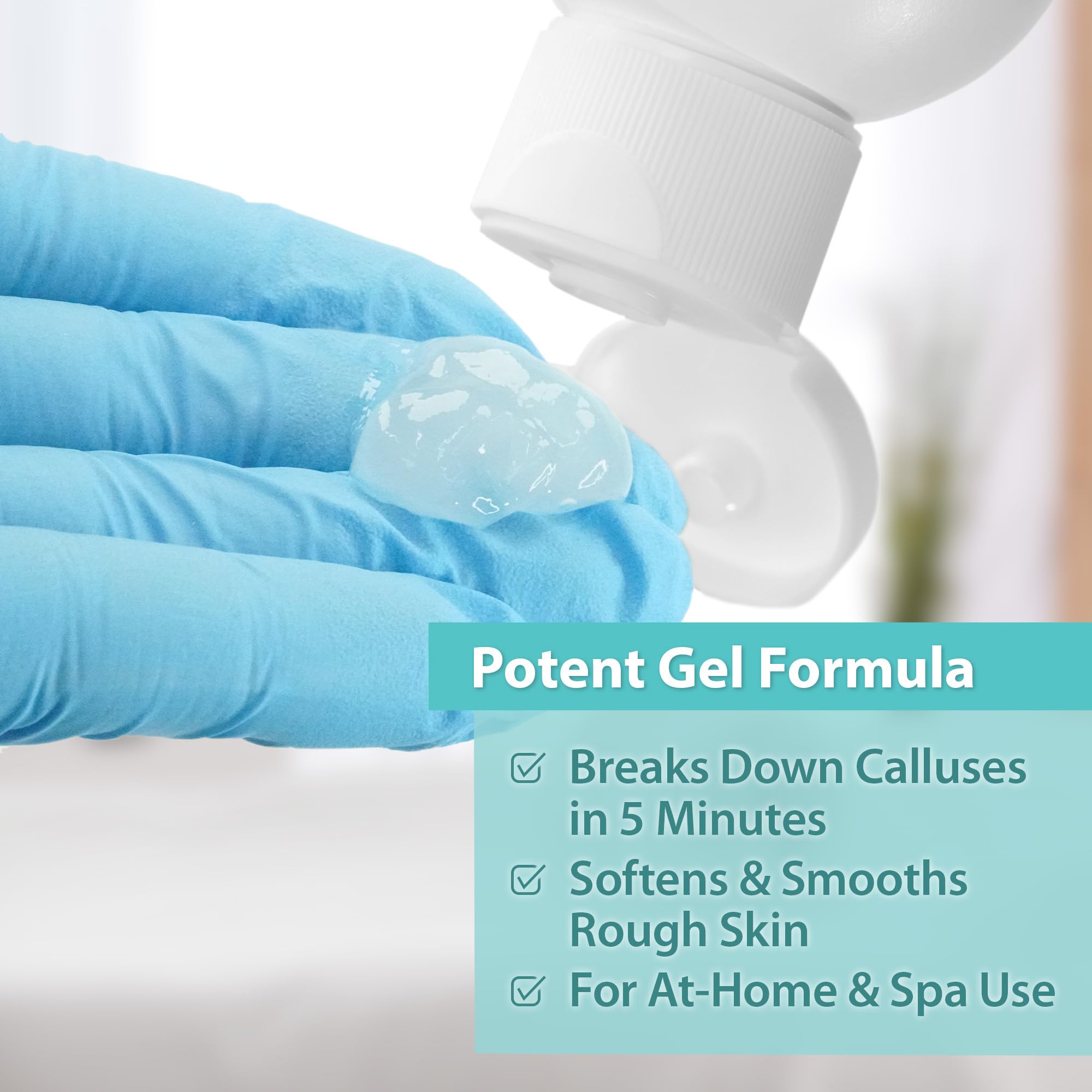 Ebanel Salon Grade Callus Remover for Feet with 20% Urea, Pedicure Gel Peel