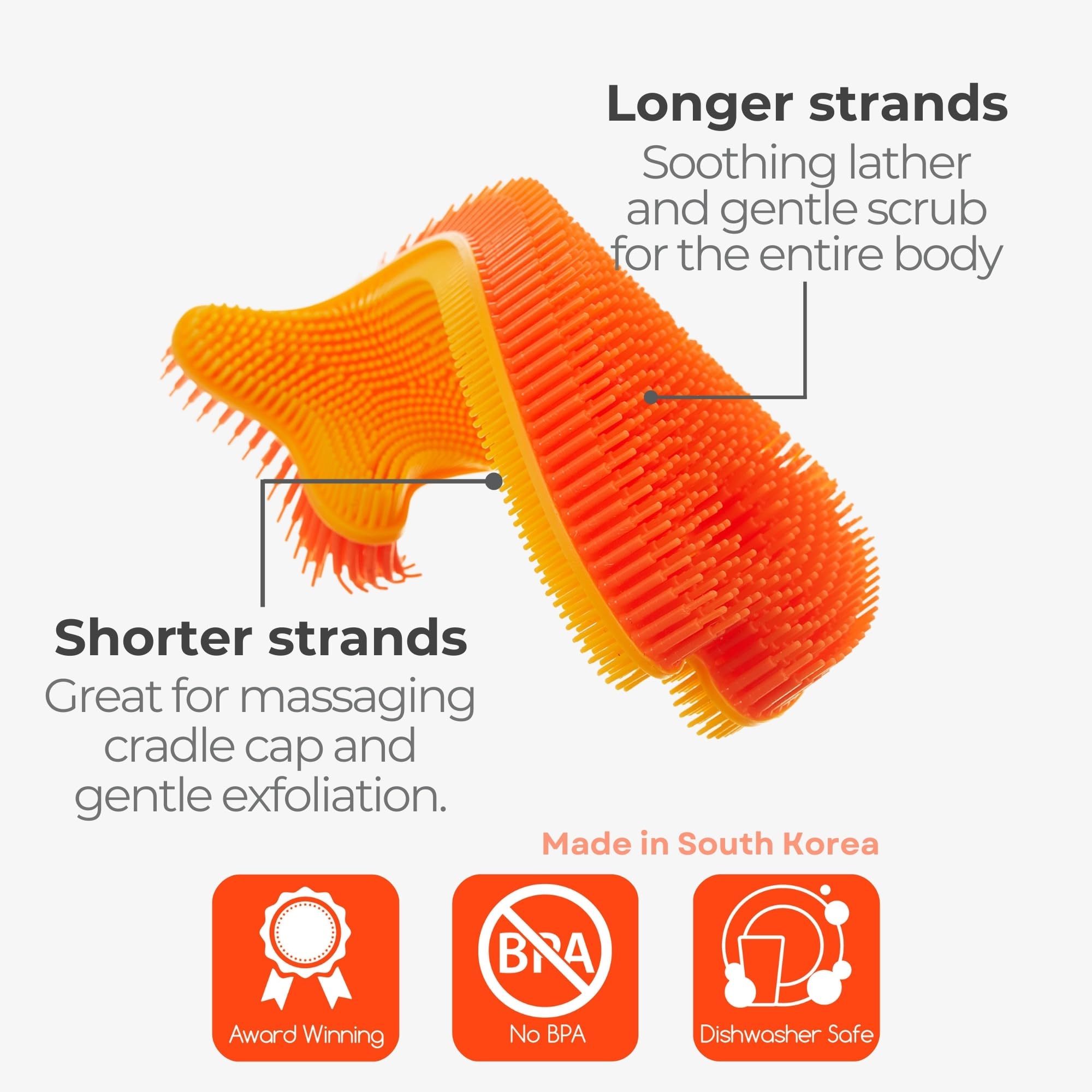 Innobaby Bathin' Smart Silicone Bath Scrub for Babies Toddlers and Adults in - Innobaby Official Product View 4