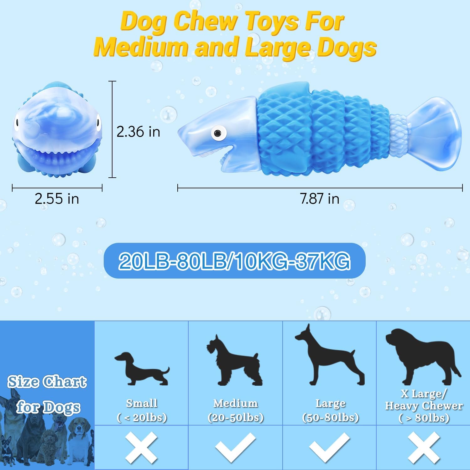 Durable WinTour Tough Dog Toy for aggressive chewers, indestructible dog chew toy designed for strong, aggressive dogs.