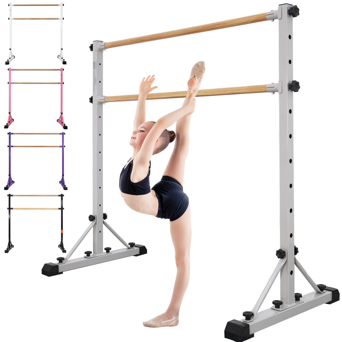 Adjustable Ballet Barre Portable Dance bar Fitness Equipment - FC FUNCHEER Official Imagery - 1