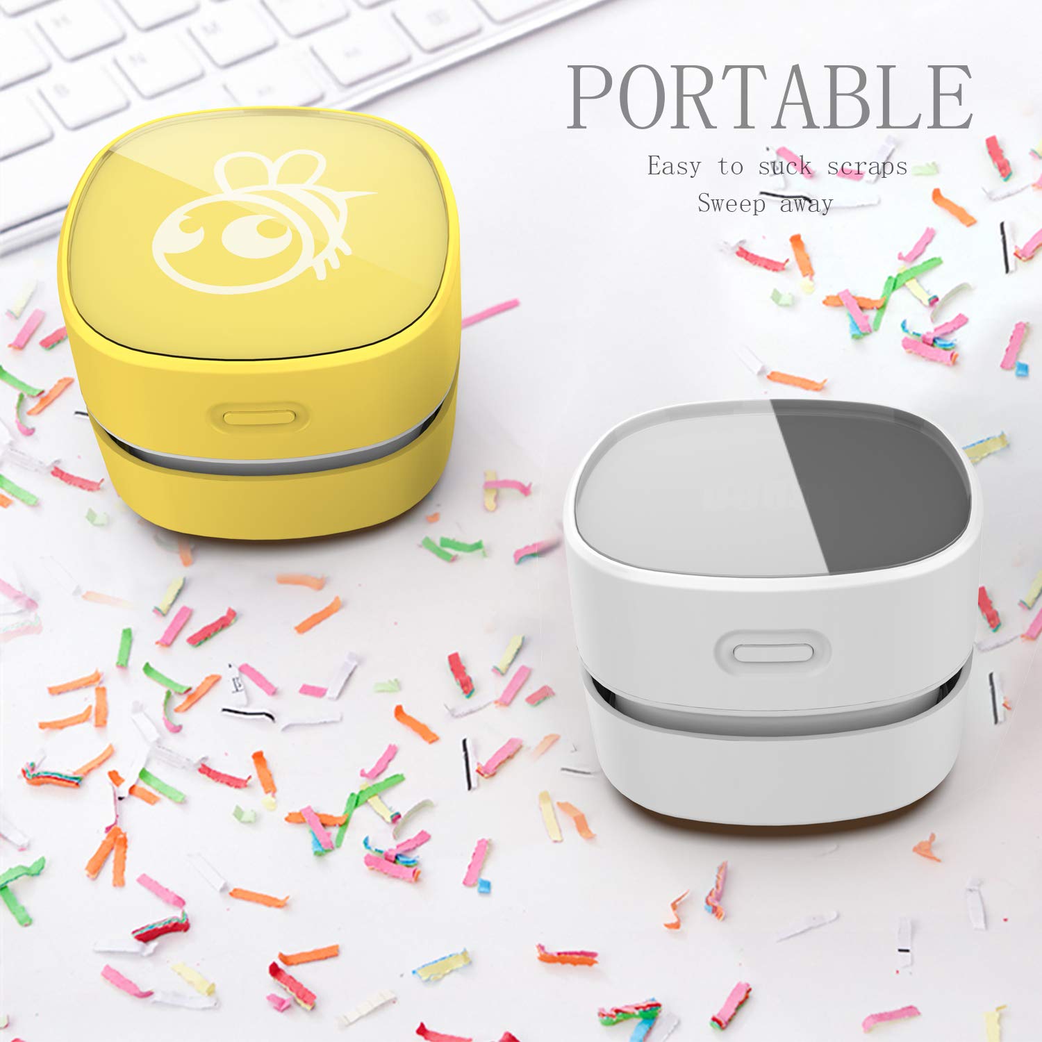 ODISTAR Mini Desktop Vacuum Cleaner for Table Dust - View 4