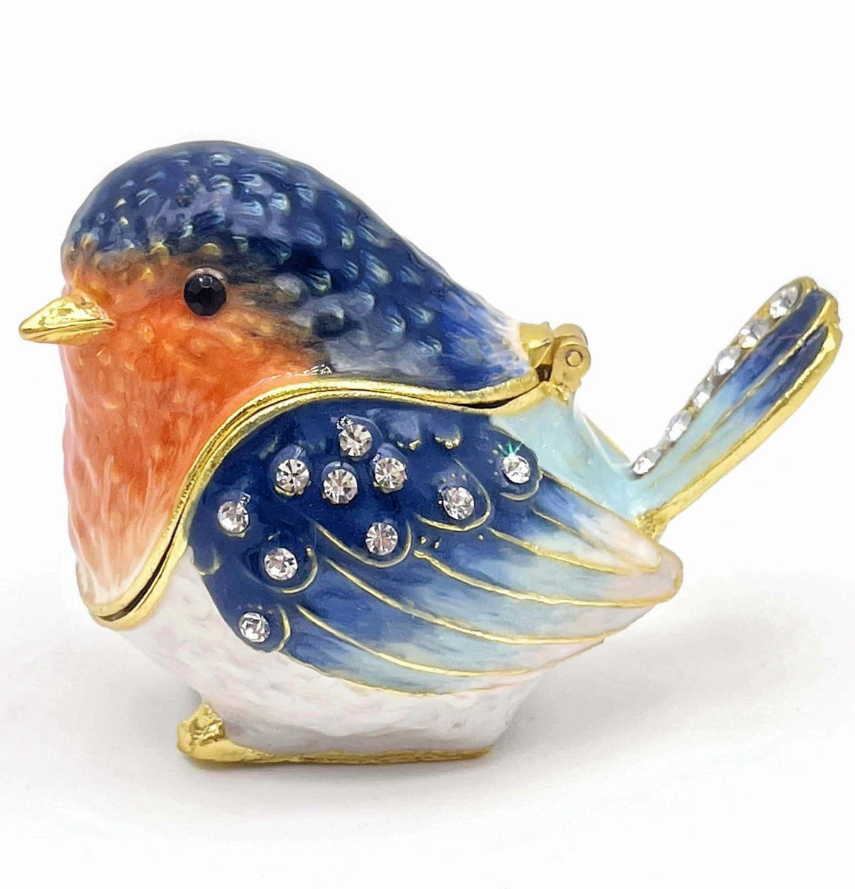 Robin Bird Jewelry Trinket Boxes Hinged Ring Box Collectible - JWT Astyle Official Imagery - 2