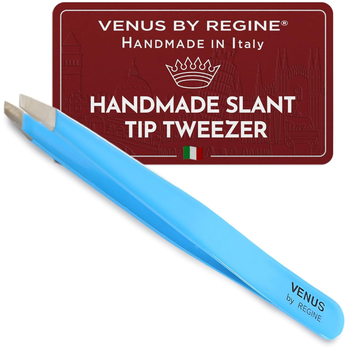 Venus by Regine Slant Tweezers Blue - Regine Switzerland Official Imagery - 2