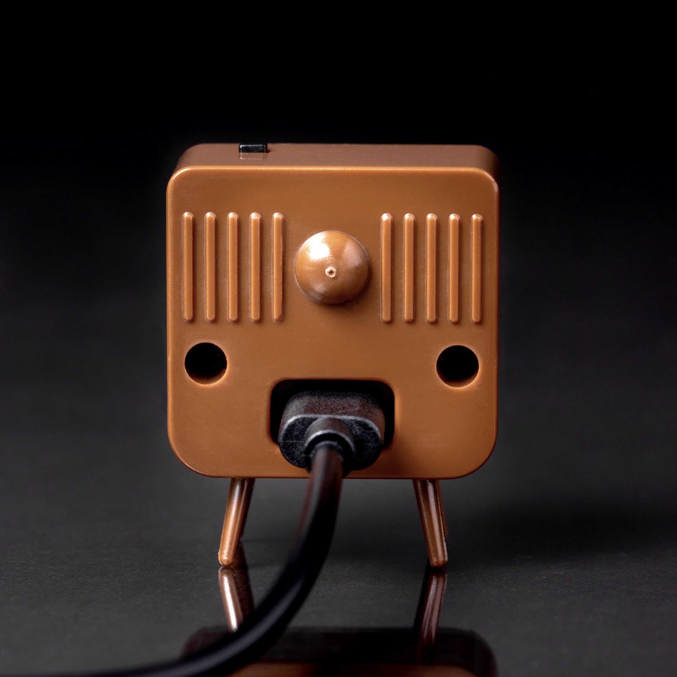 TinyCircuits TinyTV 2 Portable Retro Mini TV, Brown - TinyCircuits Official Product View 6