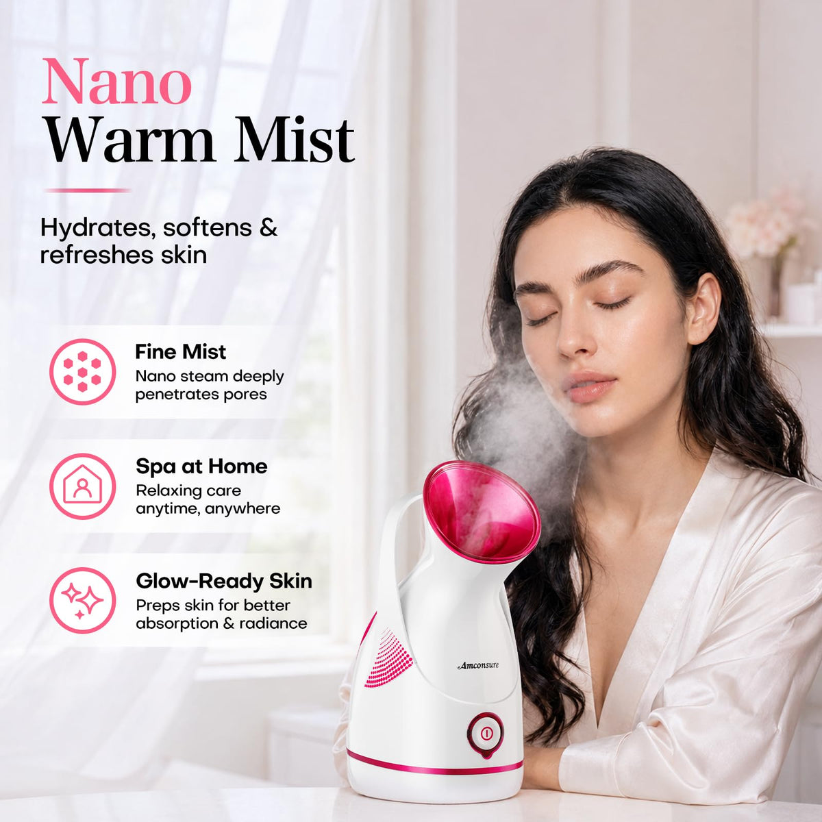 Facial Steamer - Amconsure Official Imagery - 3
