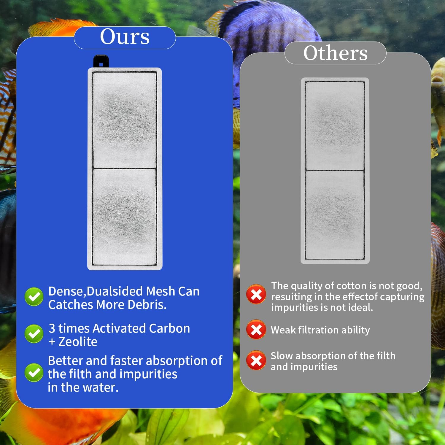 12-pack of Yoolight RF-L large retreat filter cartridges with carbon for water purification, shown in a row.
