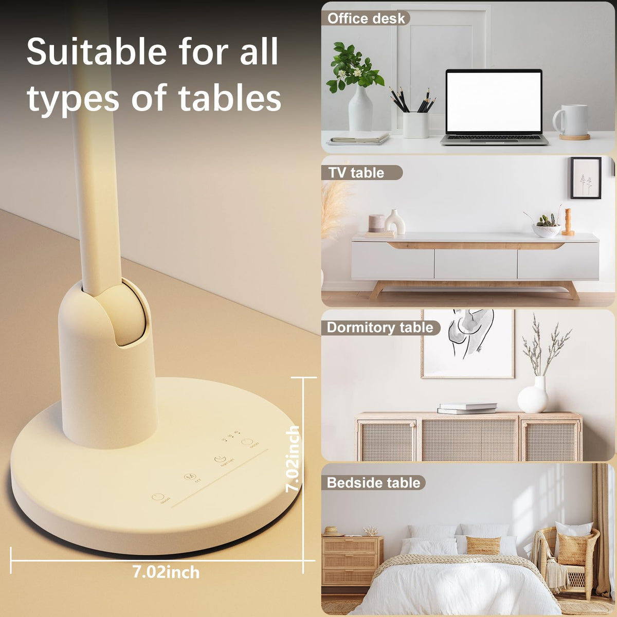 Desk Lamps for Home Office with Stable Base 1000LM Ultra - Kitloo Official Imagery - 7