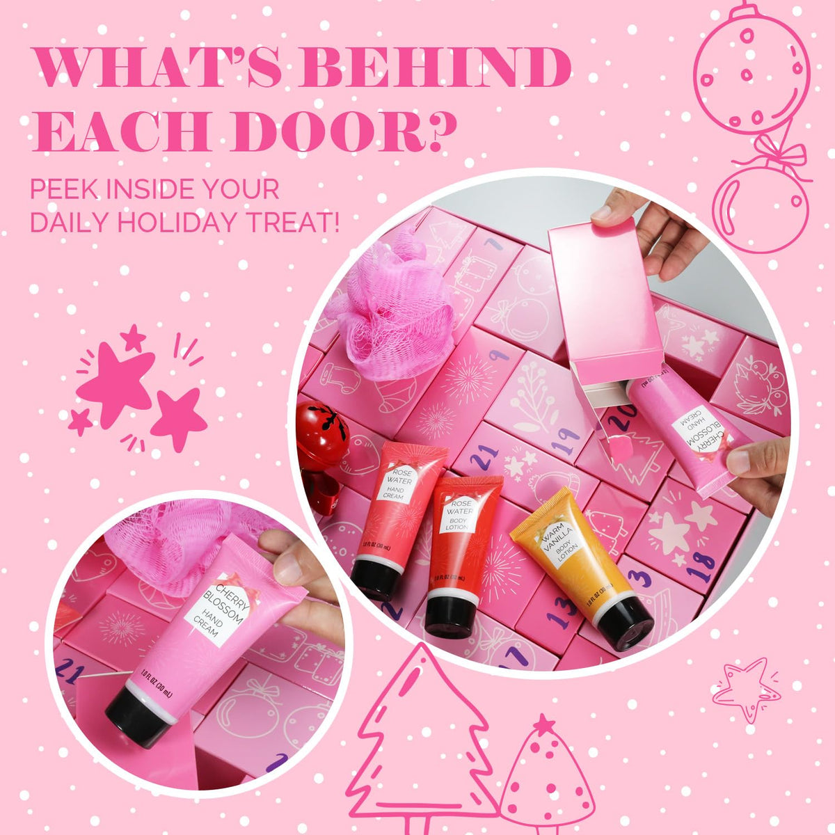 Advent Calendar 2026 for Women 24 Days Christmas Countdown - BODY & EARTH Official Imagery - 5