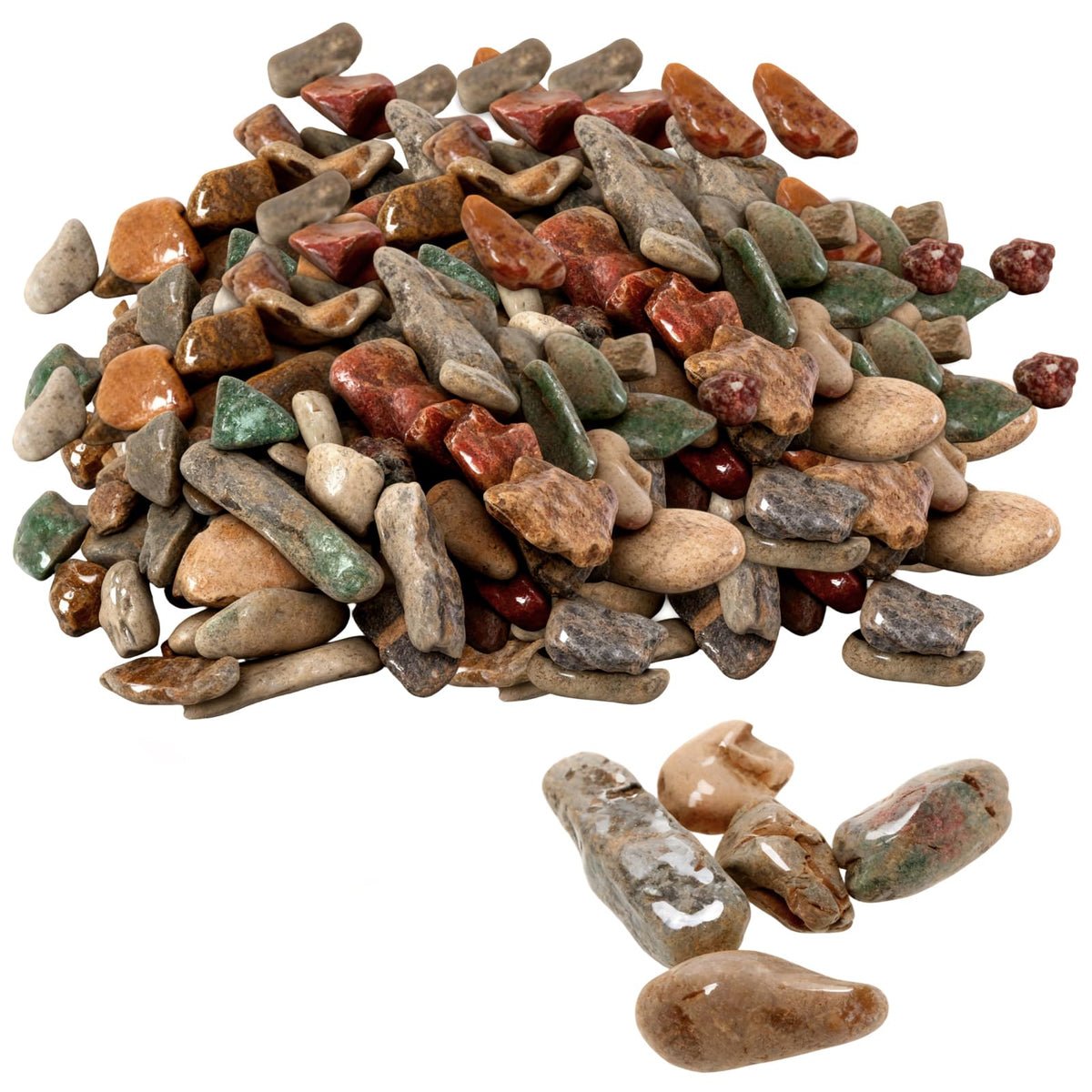11lbs 0 5 1 Inch Aquarium Gravel Decorative River Rocks - ZEONHEI Official Imagery - 1