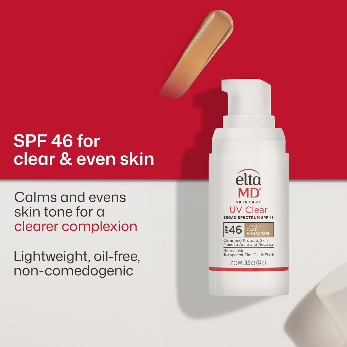 EltaMD UV Clear Face Sunscreen with Zinc Oxide Oil Free SPF - Premium Selection Official Imagery - 5
