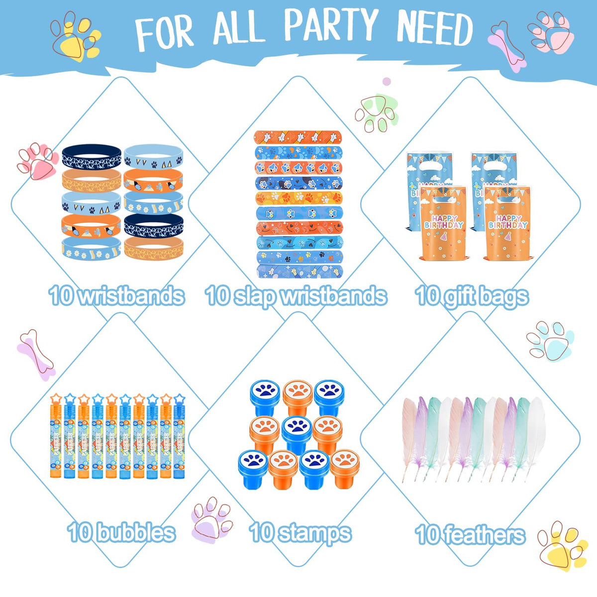 160Pcs Birthday Theme Party Favors Gift Supplies Glasses - WPAZH Official Imagery - 3