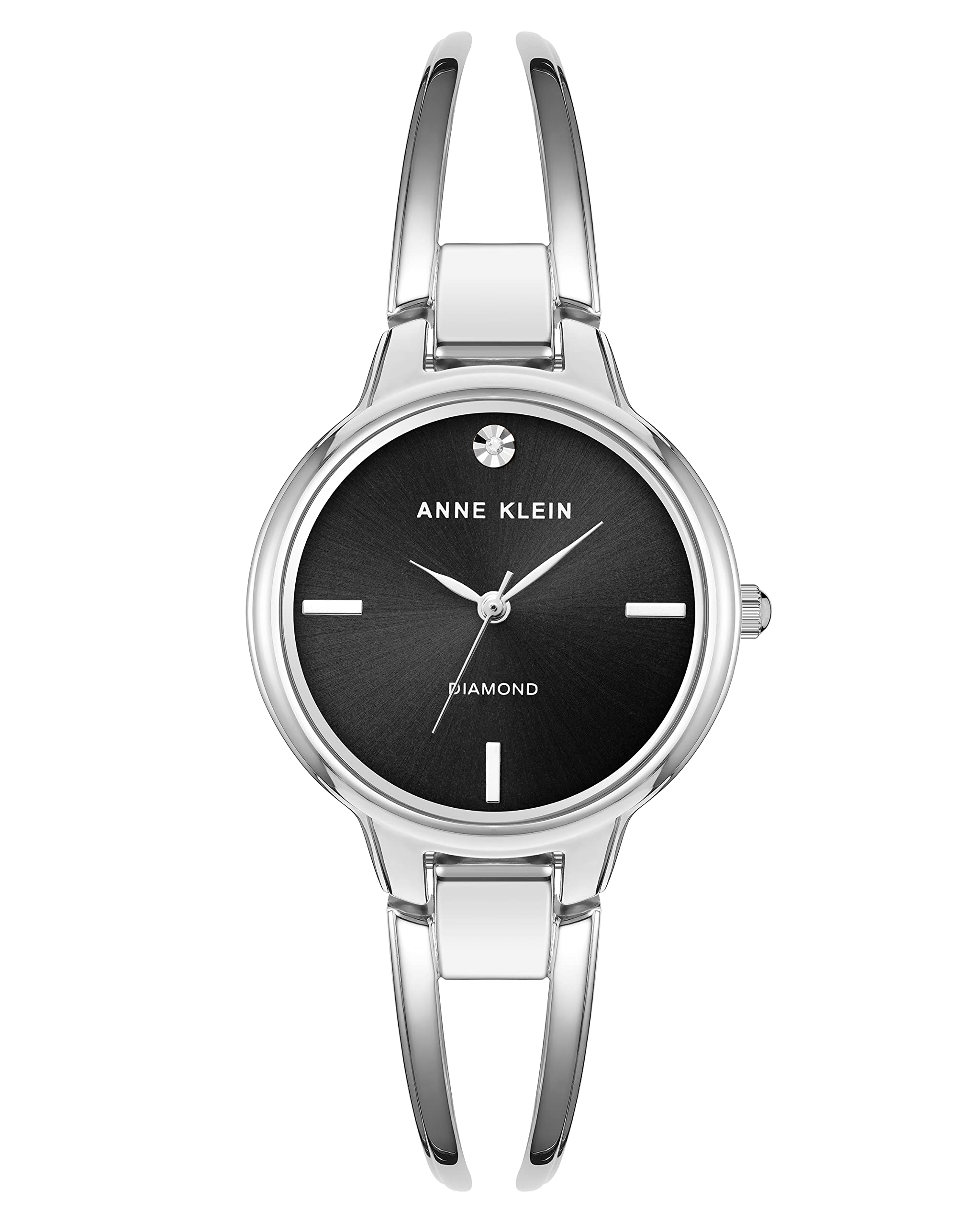 Anne Klein Women's Genuine Diamond Dial Bangle Watch - View 10