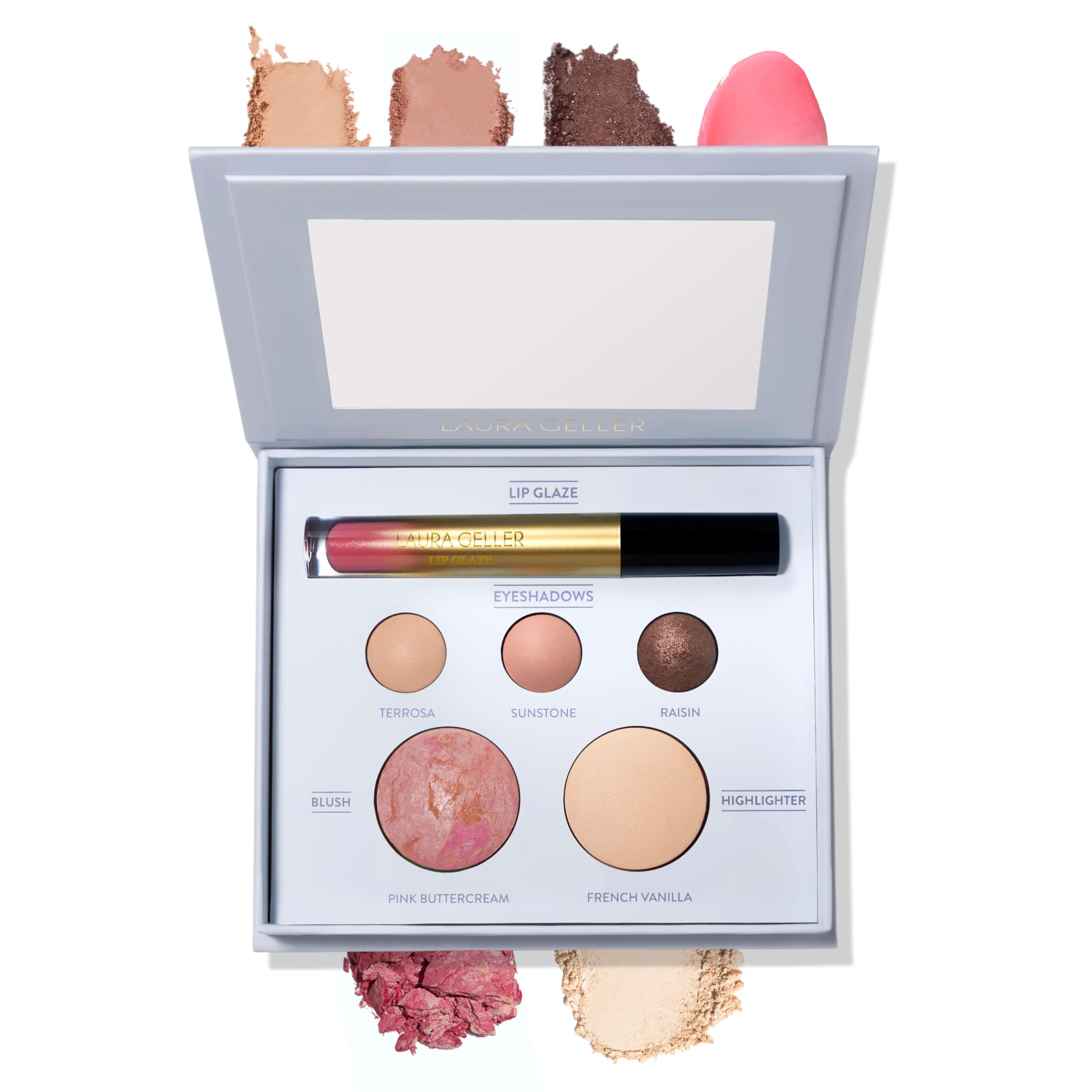LAURA GELLER Glam on the Run Face Eye Lip Travel Makeup - LAURA GELLER NEW YORK Official Imagery - 1