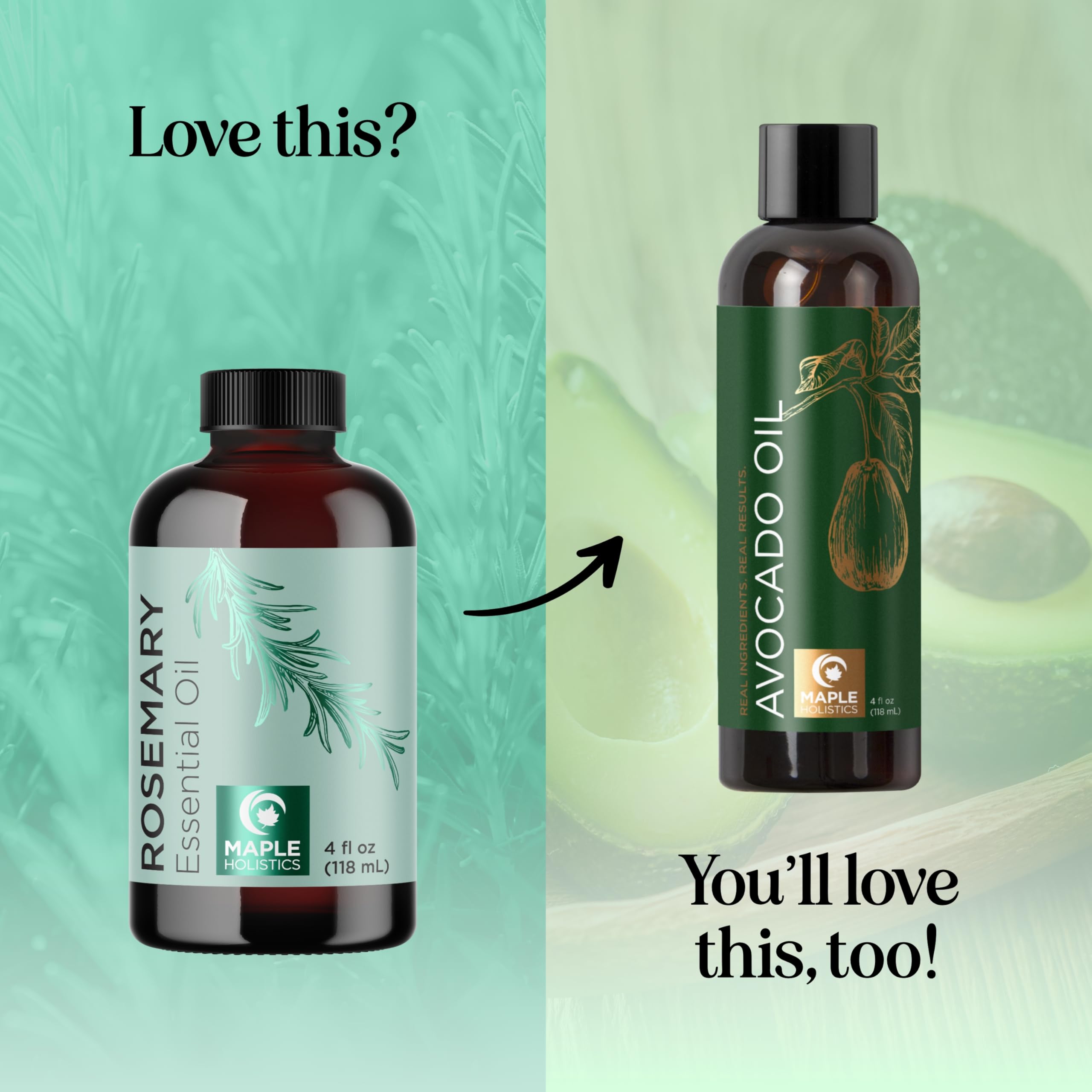 Maple Holistics Pure Rosemary Essential Oil with Dropper - Undiluted Rosemary - Maple Holistics Official Product View 7