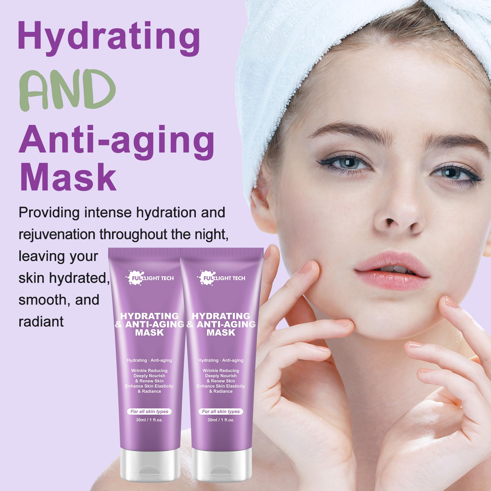Skin Care Set,7 PCS Anti-aging,Firm Skin Care Kit,Women Skincare - FULLLIGHT TECH