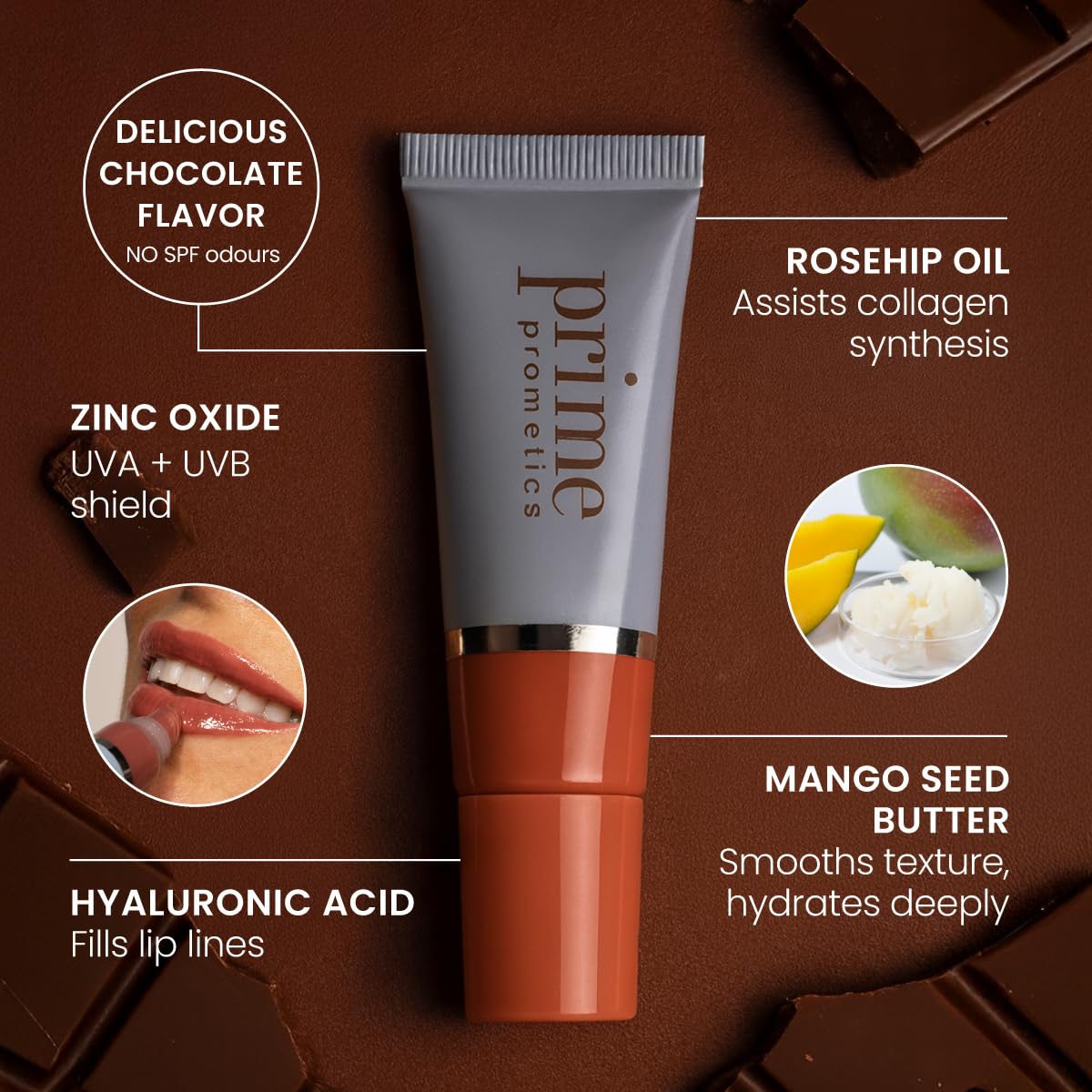 PRIME PROMETICS PrimeLip SPF 35 Lip Oil for Mature Women - PRIME PROMETICS Official Imagery - 5