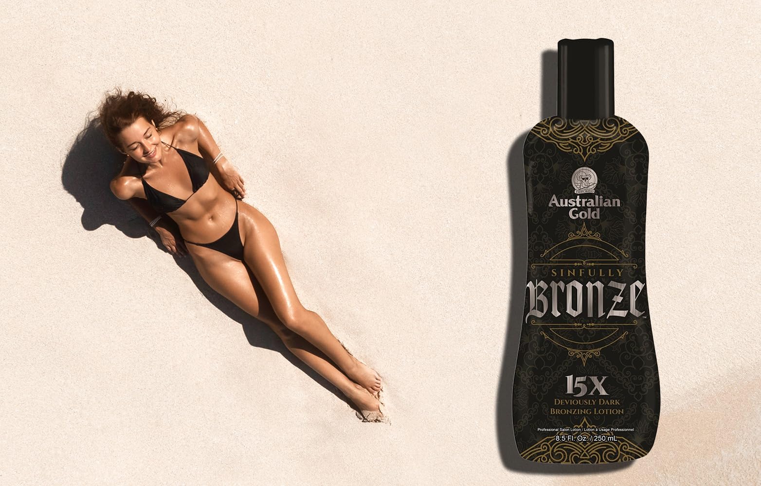 Australian Gold Sinfully Bronze 15x Dark Bronzer with Tyrosine 8.5oz