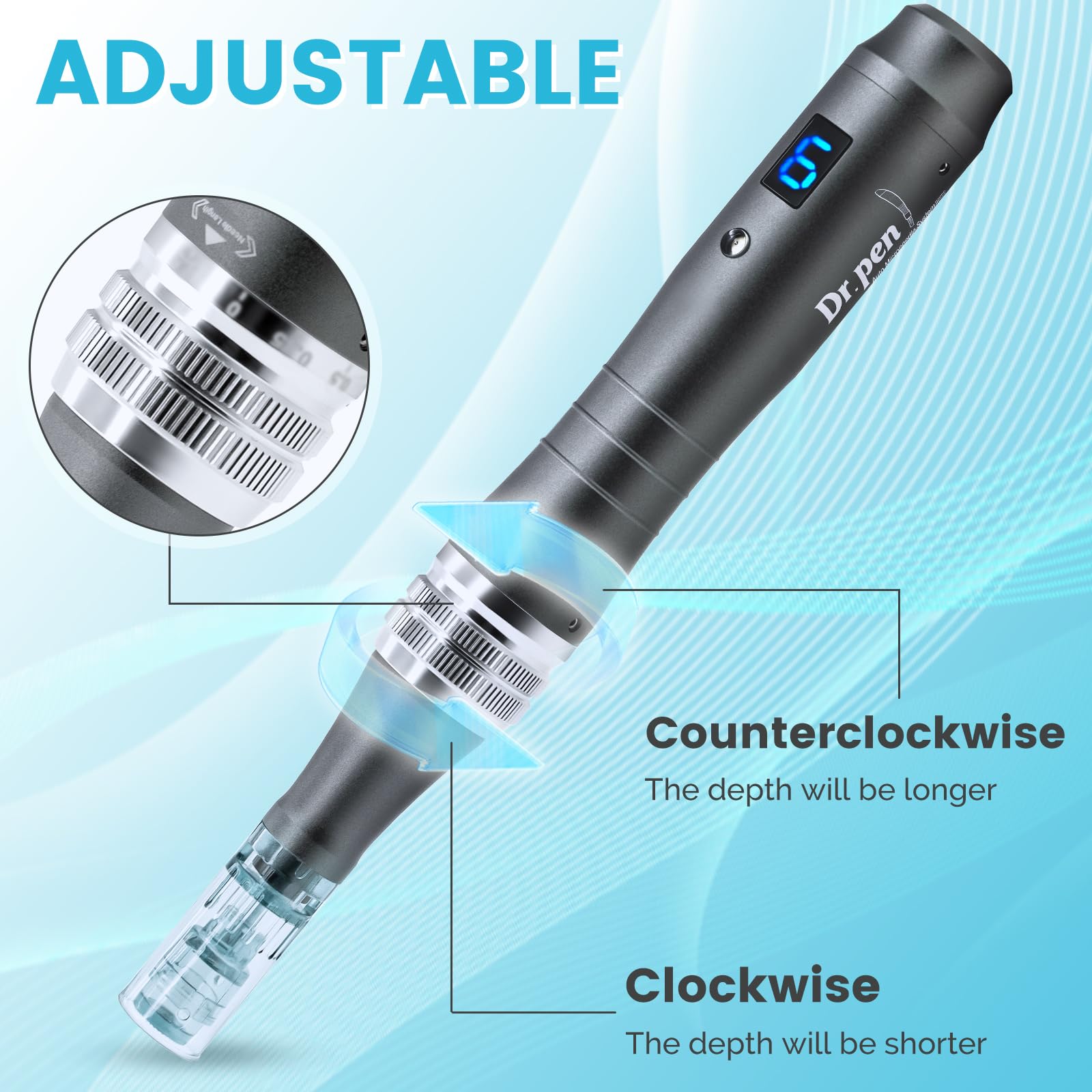 Dr Pen Microneedle Roller Pen for Home Use - Dr. Pen Official Imagery - 5