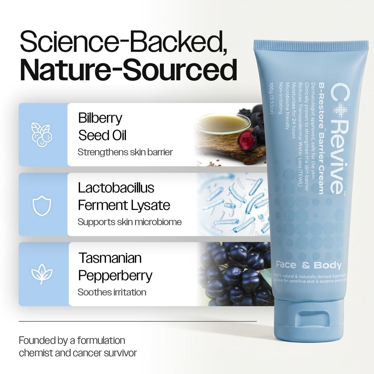 Barrier Repair Cream for Dry Sensitive Eczema Prone Skin - CELRIV Official Imagery - 5