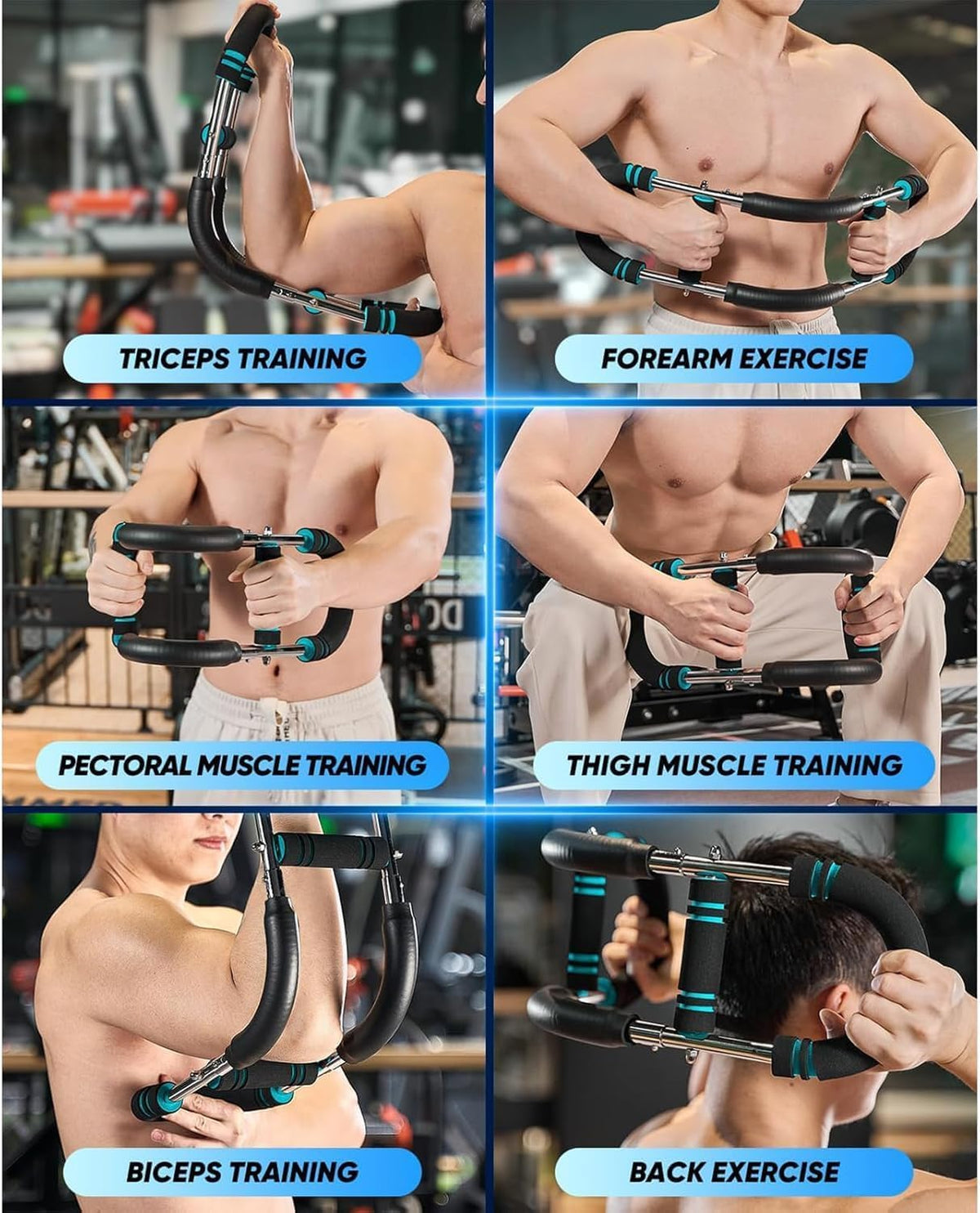 LYKAN Twister Arm Trainer 40 100lb Adjustable Chest Workout - LYKAN Official Imagery - 3