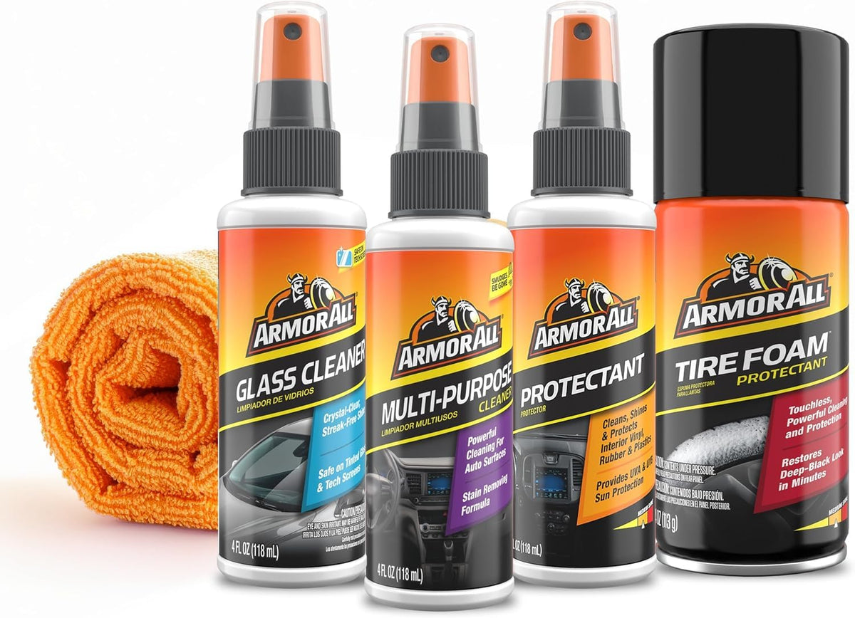Armor All Car Cleaning Kit Interior and Exterior 5 Piece Kit - Armor All Official Imagery - 2