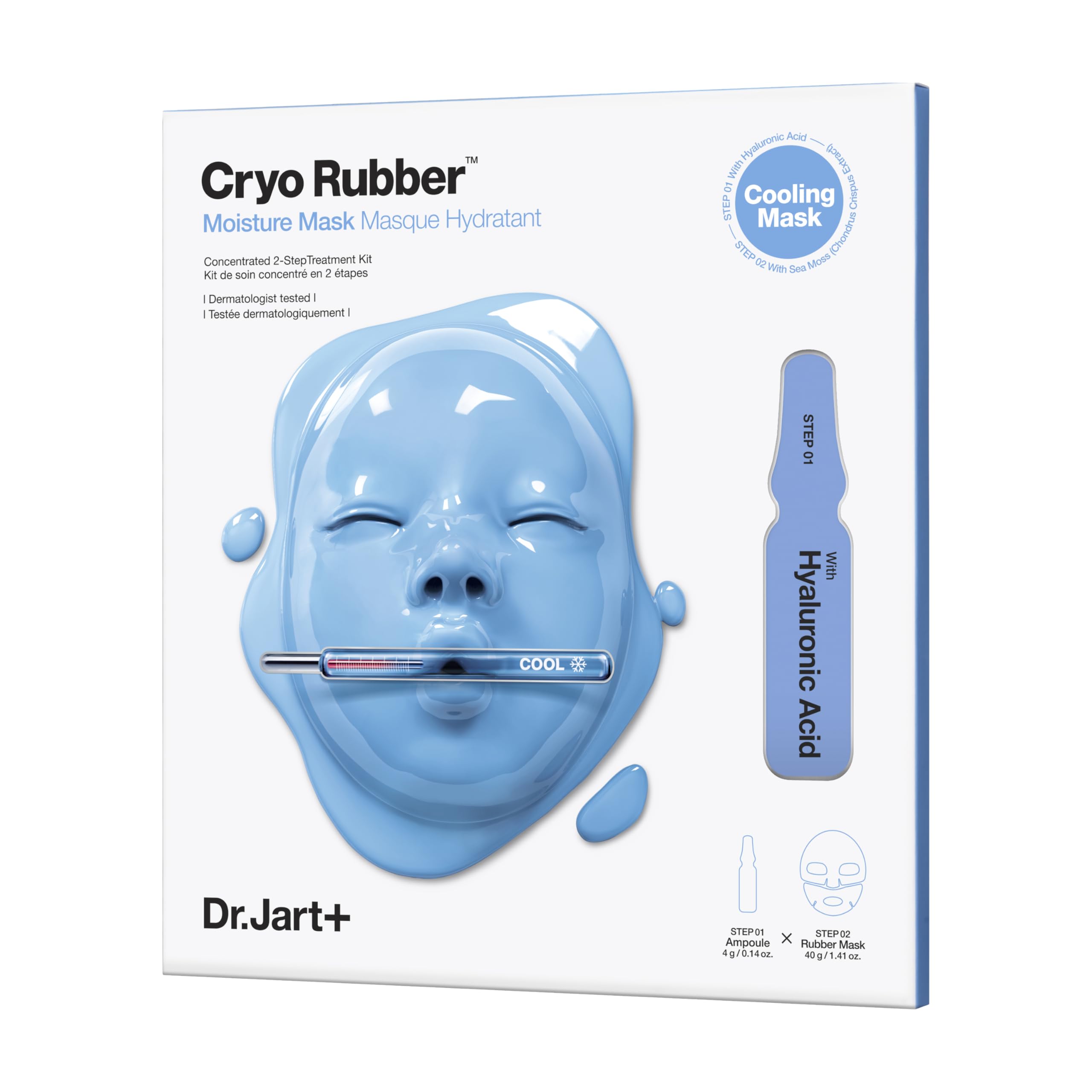 Dr.Jart+ Cryo Rubber Cooling Korean Face Mask with Serum Ampoule - Generic