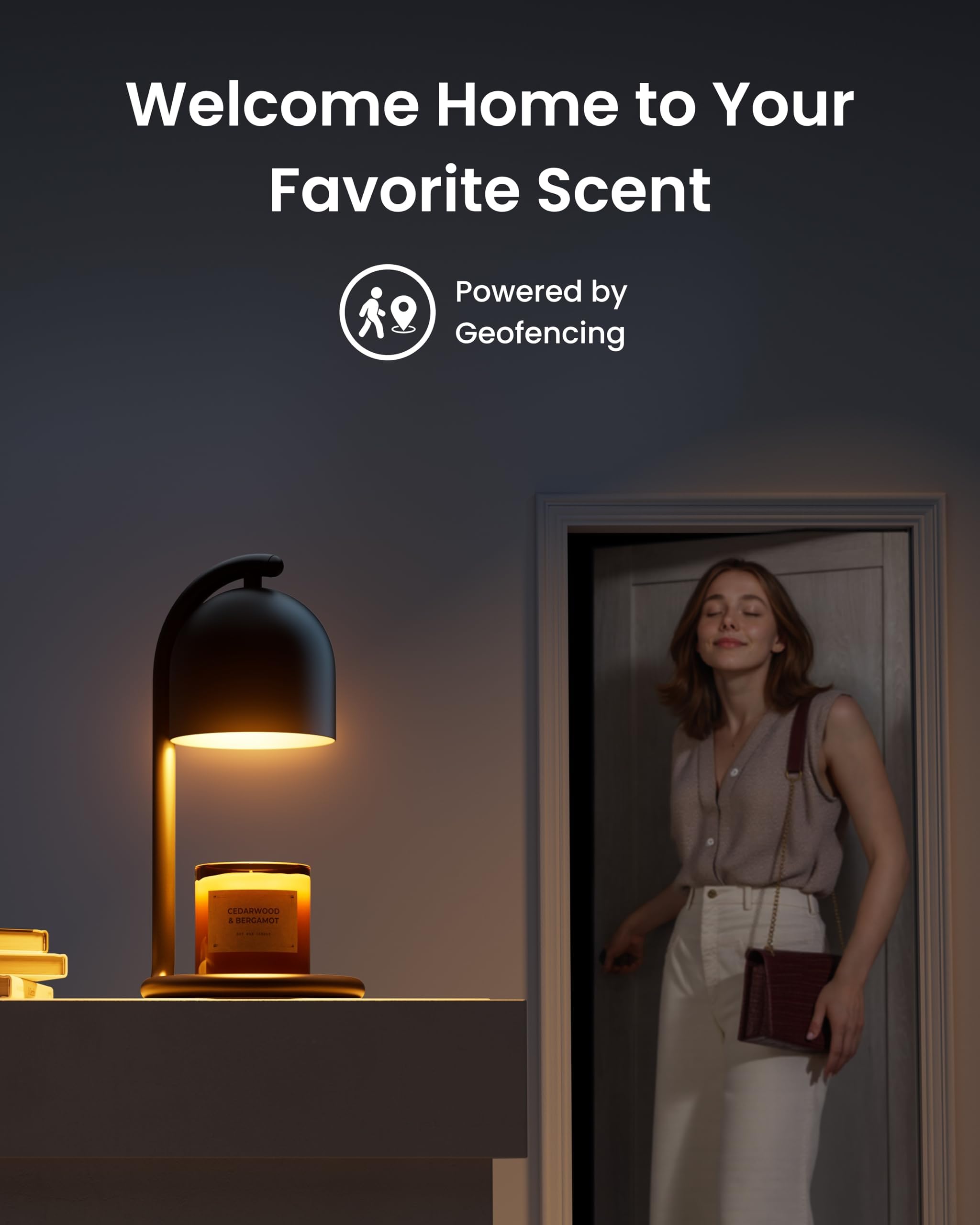 SwitchBot Smart Candle Warmer Lamp App & Voice Control, Flameless - SwitchBot Official Product View 6