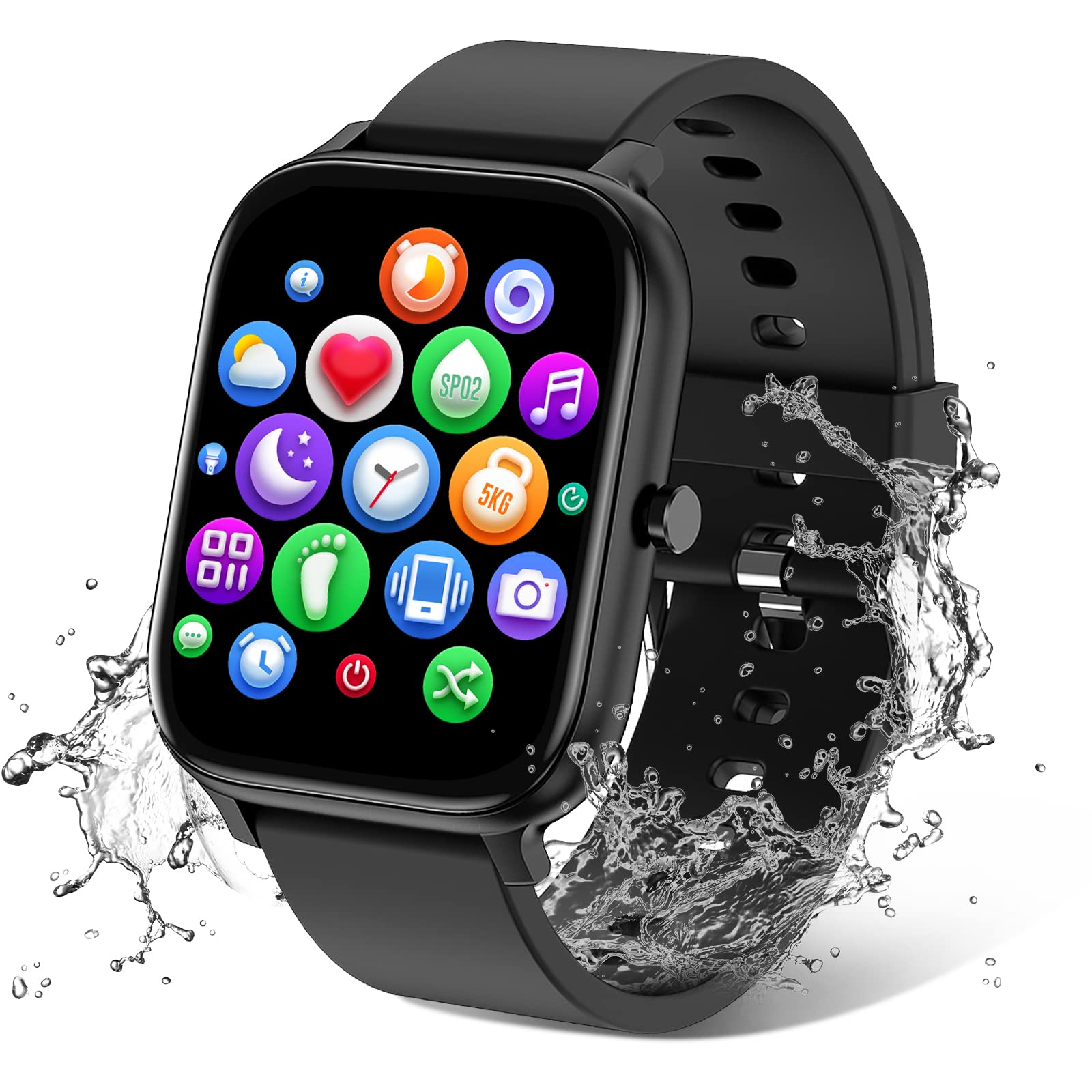 TORJALPH Smart Watch for Men Women Compatible with iPhone Samsung Andr - View 1