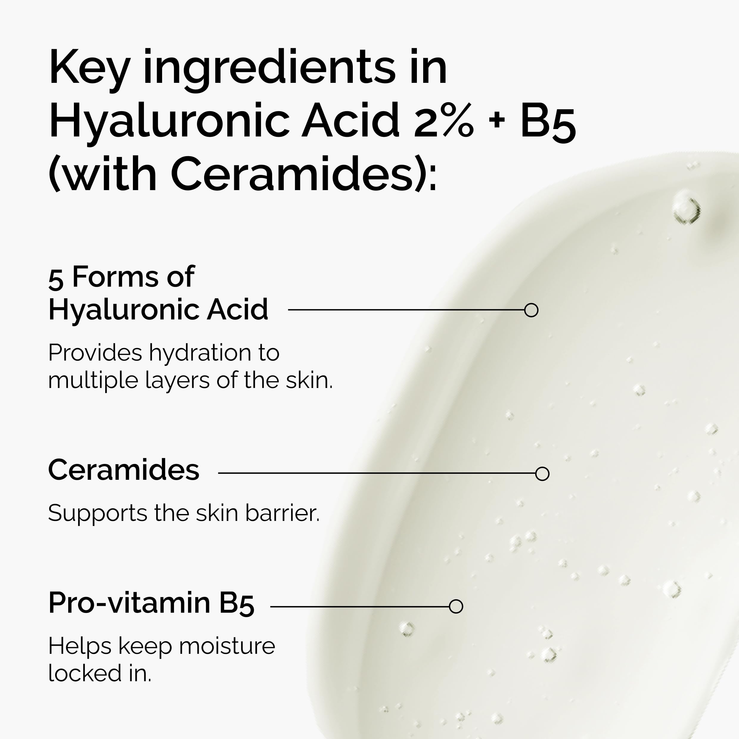The Ordinary Hyaluronic Acid 2% + B5 (with Ceramides), Multi-D... - Elefair Tech Official Product View 4