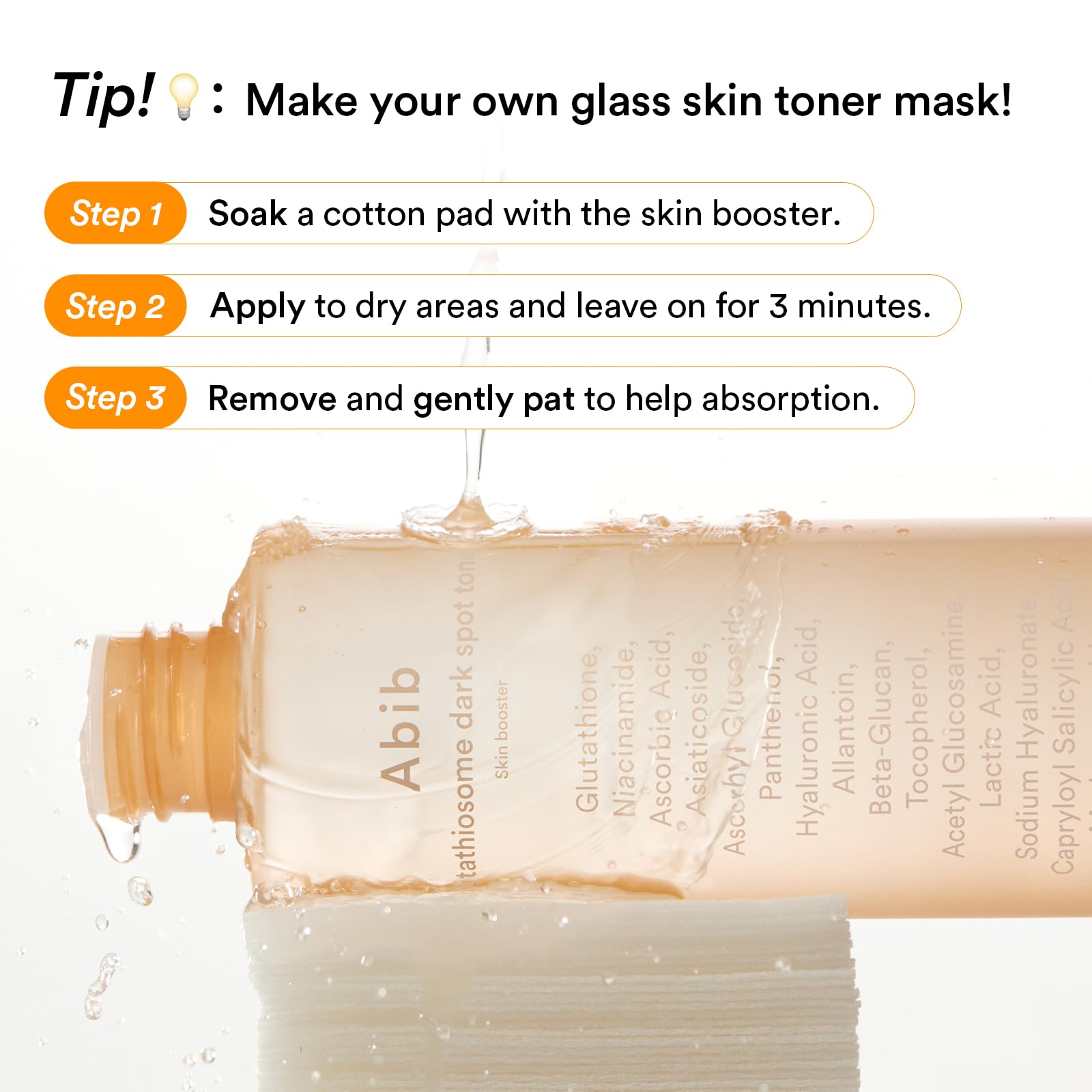 Abib Glutathiosome Dark Spot Toner Skin Booster, Brightening Korean Toner with - Abib Official Product View 8