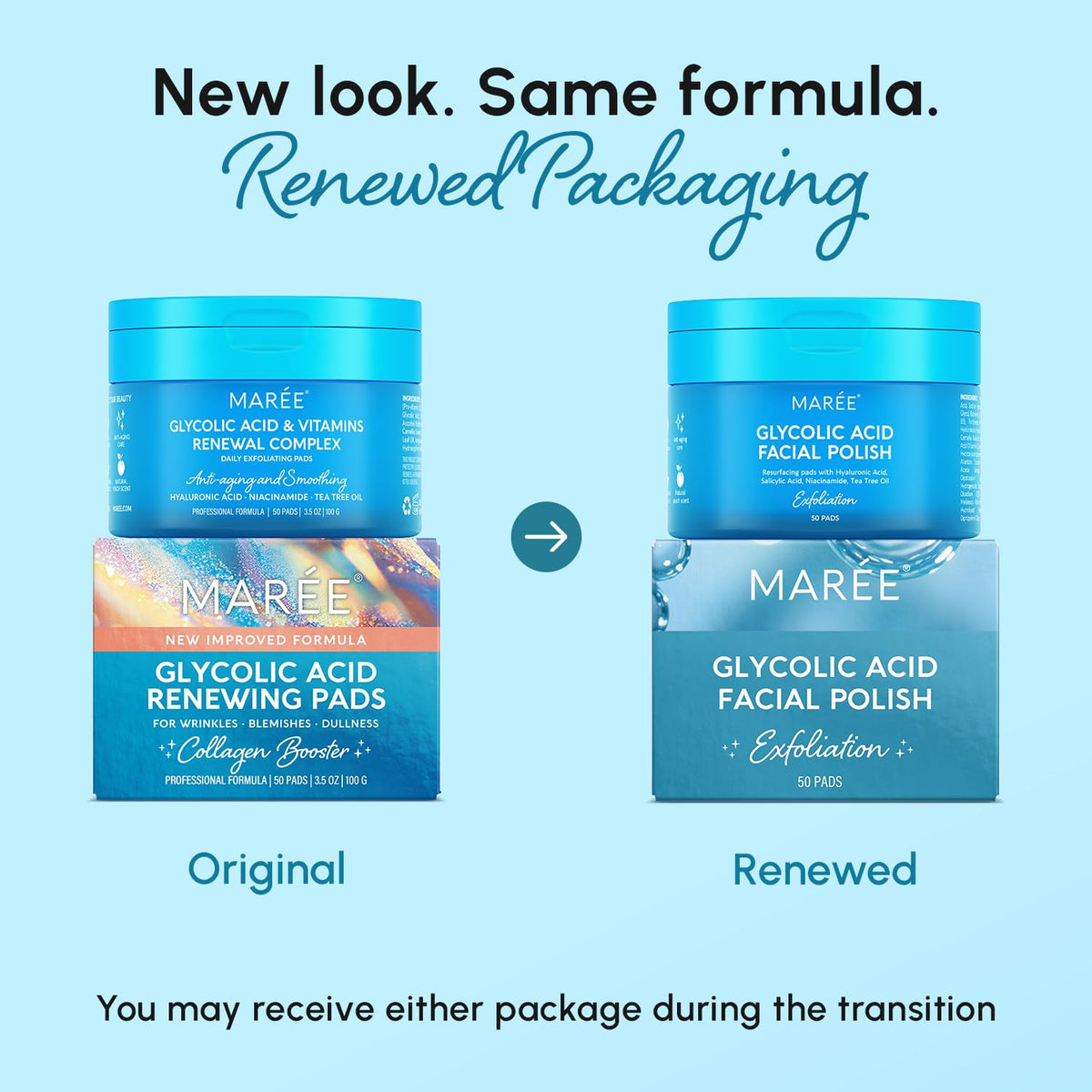 MAREE Glycolic Acid Polishes 2 PACK - MAREE Official Imagery - 3